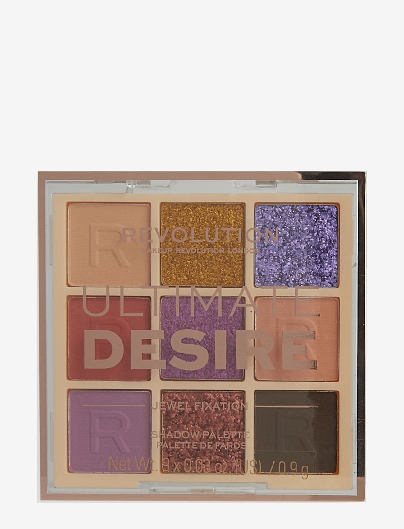 Revolution Beauty London Revolution Ultimate Desire Shadow Palette Jewel Fixation, 0.9 G, Multi/patterned, Øjenskygger > Øjenpaletter, Dame