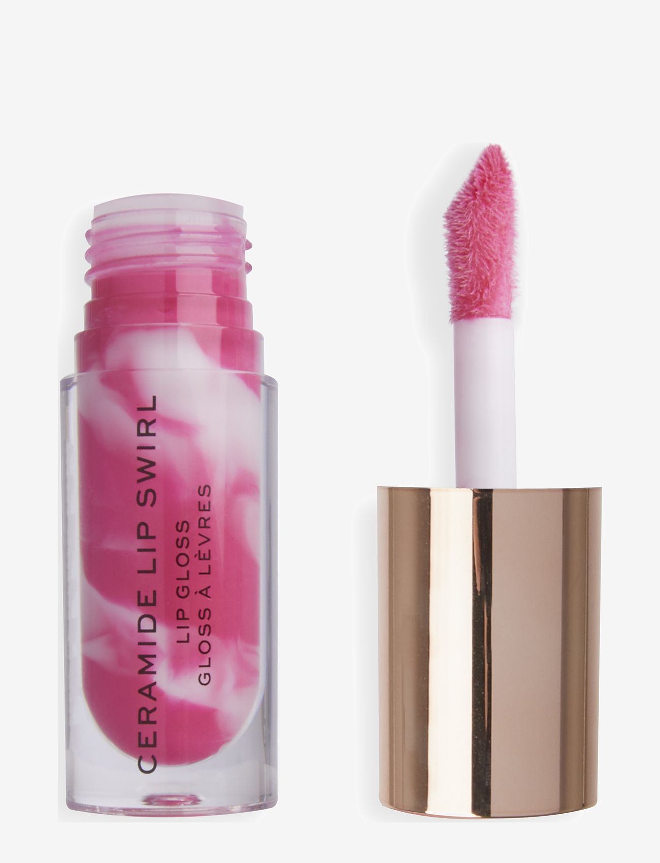 Revolution Beauty London - Revolution Lip Swirl Ceramide Gloss Berry Pink - makeup - berry pink - 1