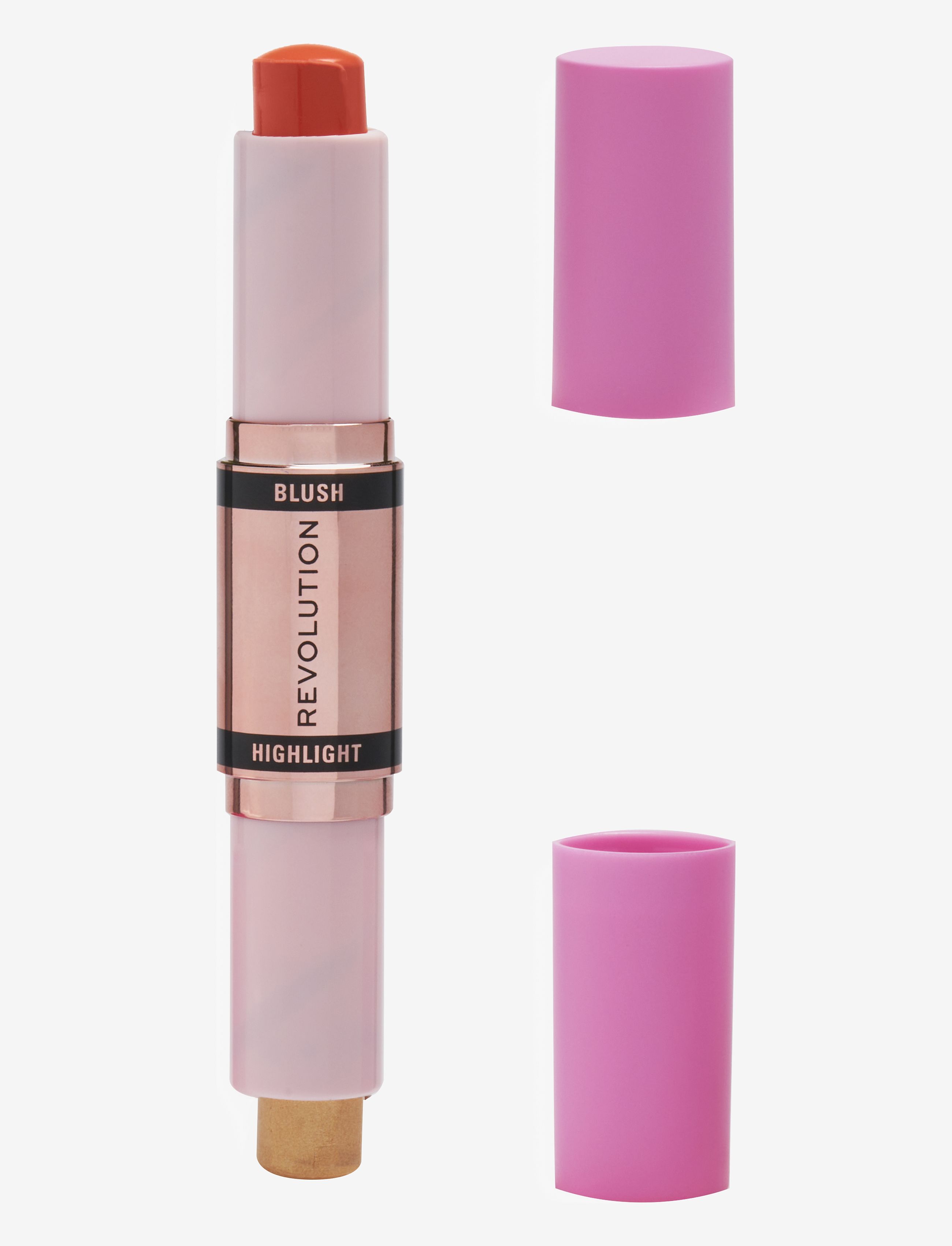 Revolution Beauty London - Revolution Blush & Highlight Stick Coral Dew - makeup - coral dew - 2