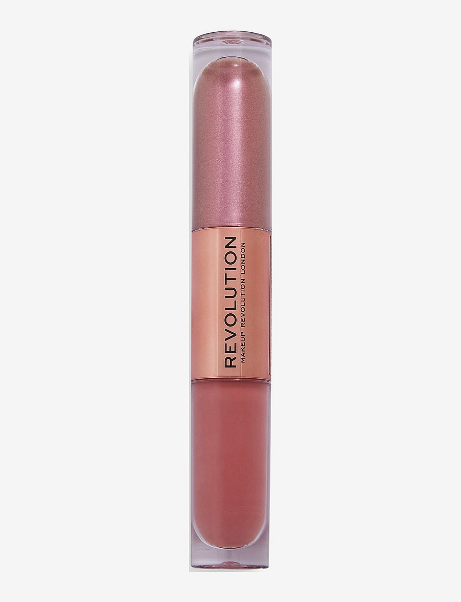 Revolution Beauty London - Revolution Double Up Liquid Shadow Blissful Pink - makeup - blissful pink - 0