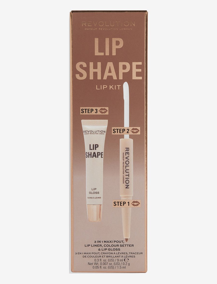 Revolution Beauty London - Revolution Lip Shape Kit Chauffeur Nude - giftset - chauffeur nude - 1