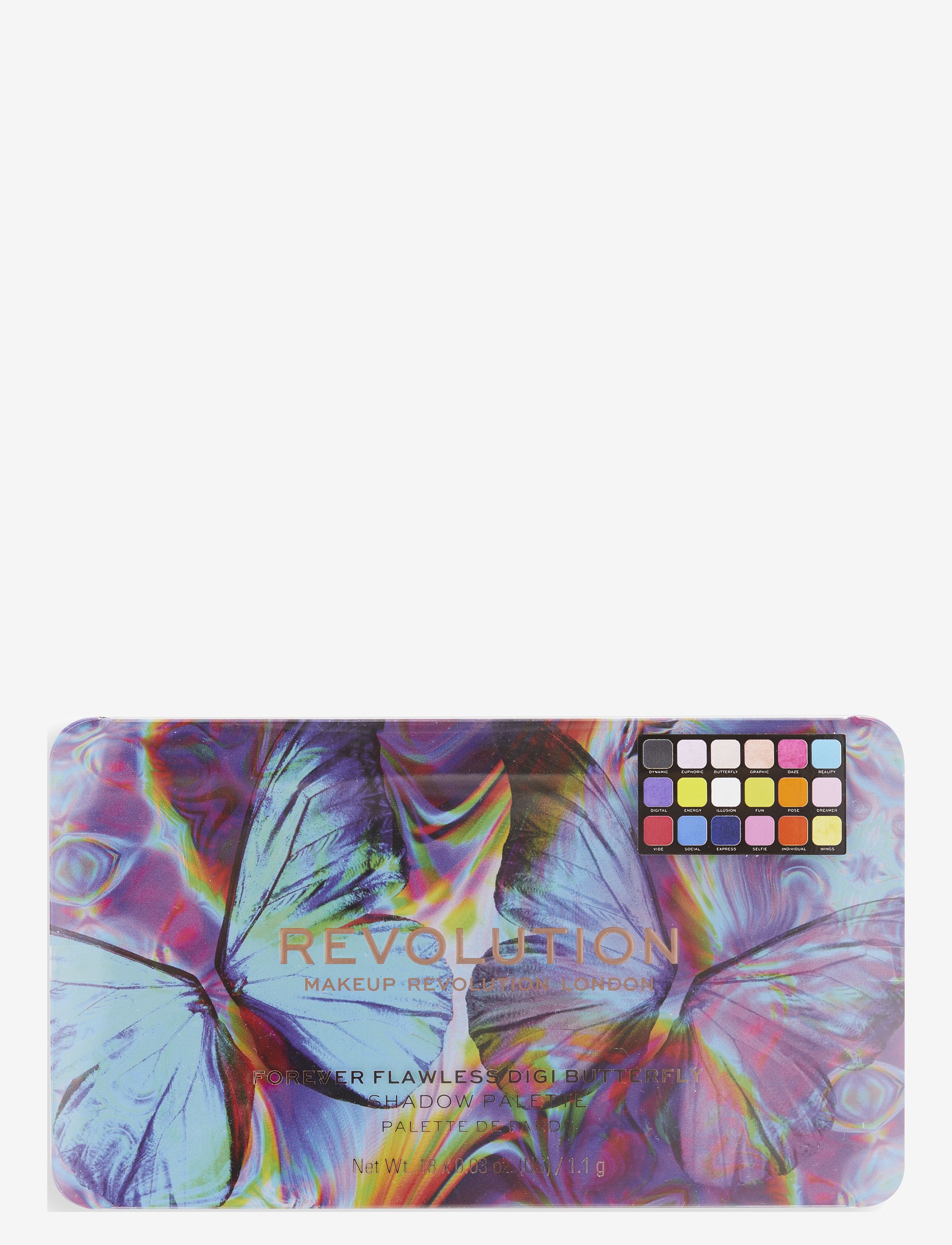 Revolution Beauty London - Revolution Forever Flawless Shadow Palette Digi Butterfly - digi butterfly - 1