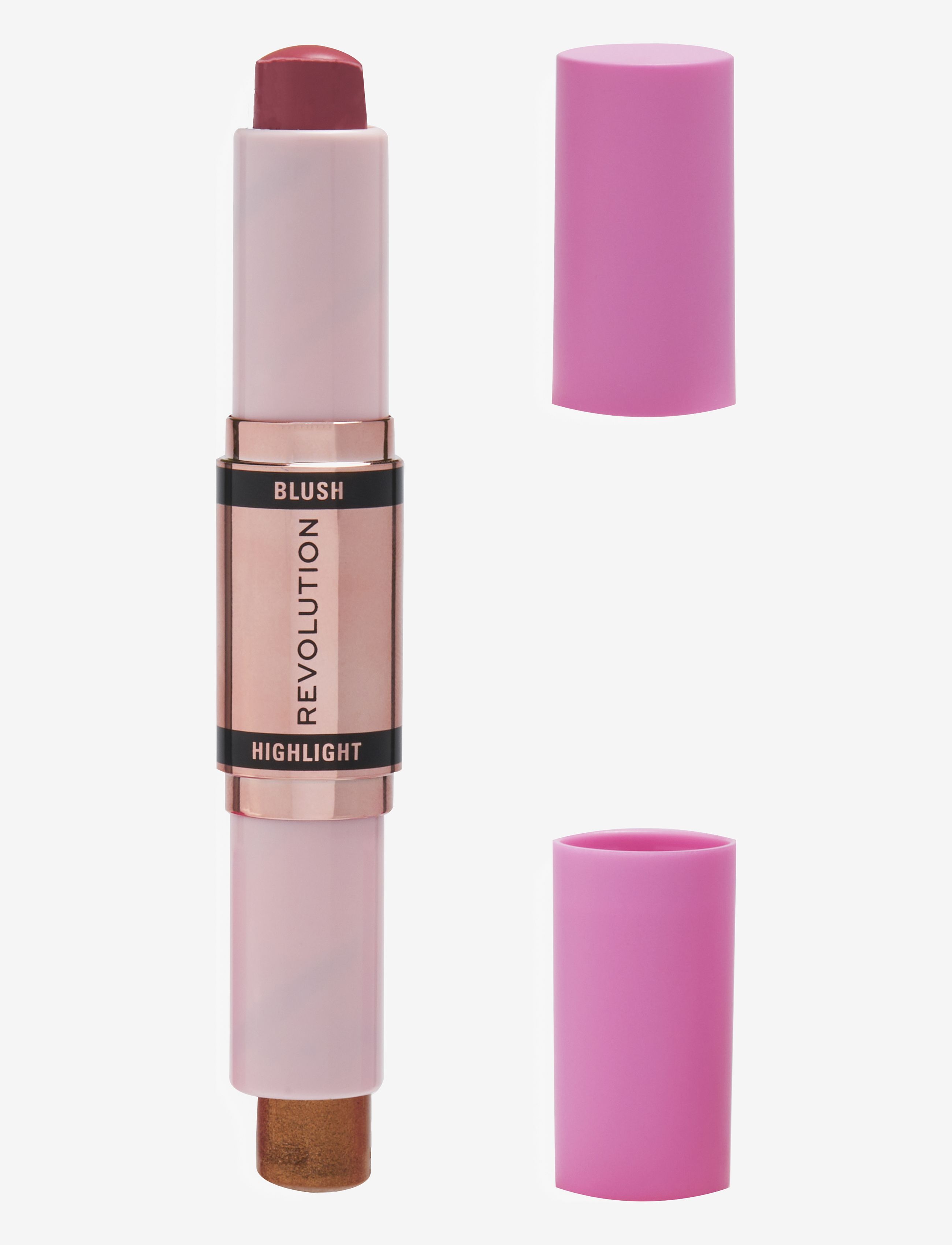 Revolution Beauty London - Revolution Blush & Highlight Stick Flushing Pink - makeup - flushing pink - 2