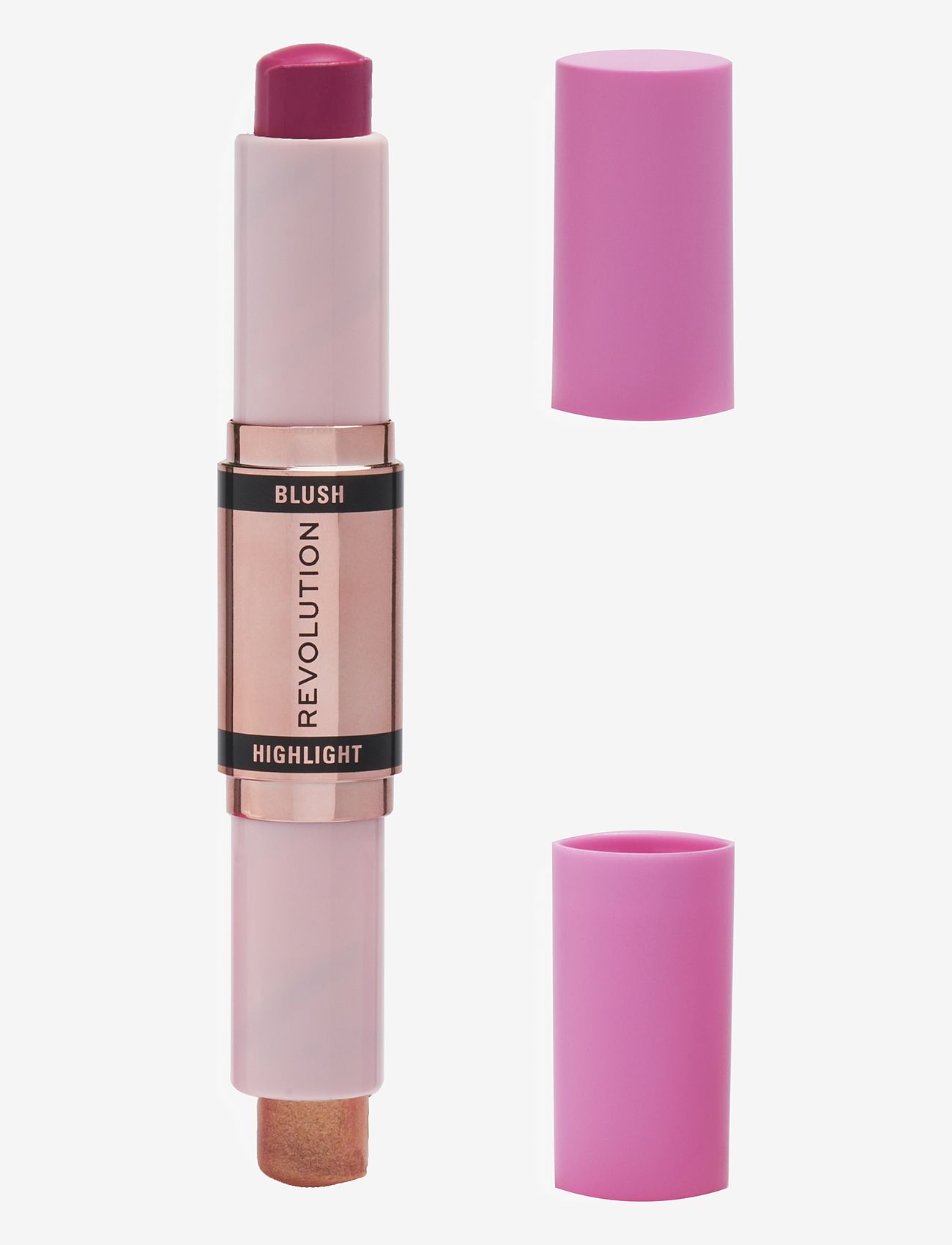 Revolution Beauty London - Revolution Blush & Highlight Stick Champagne Shine - smink - champahne shine - 2