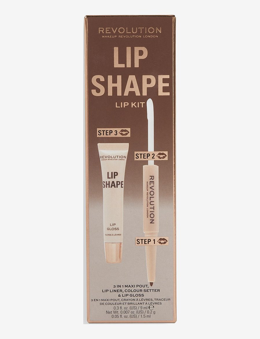 Revolution Beauty London - Revolution Lip Shape Kit Coco Brown - giftset - coco brown - 1