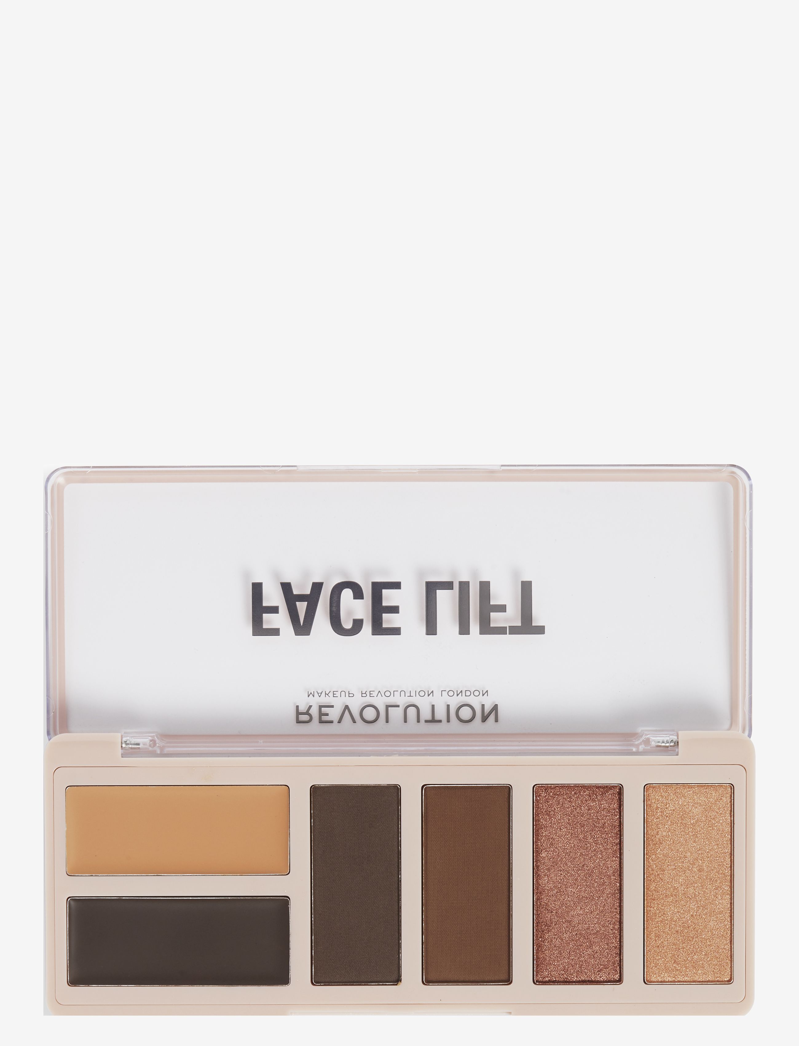 Revolution Beauty London - Revolution Face Lift Palette Tan to Deep - silmät ja kulmakarvat - tan to deep - 3