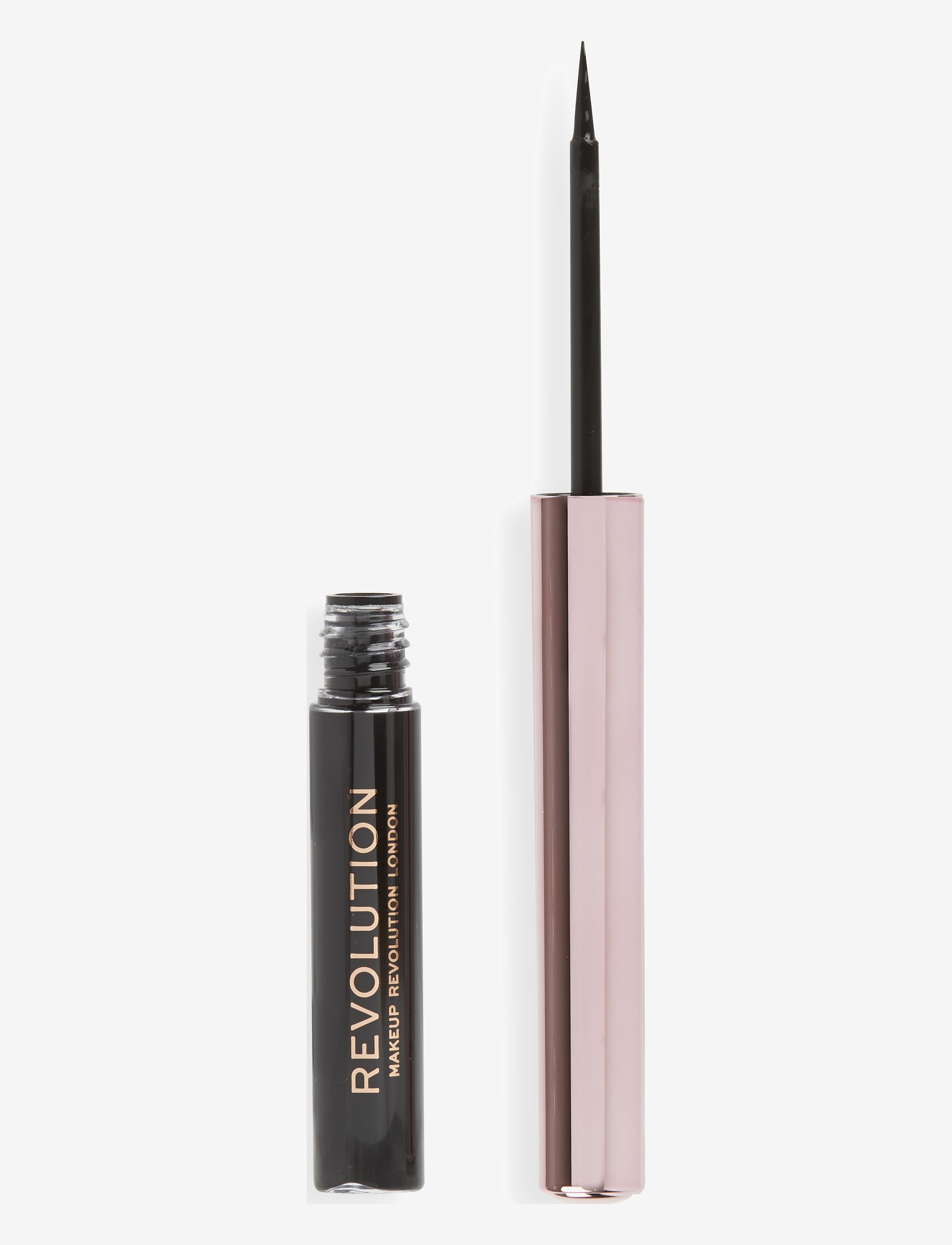 Revolution Beauty London Revolution Super Flick Liquid Eyeliner Black - Eyelinere - BLACK / black