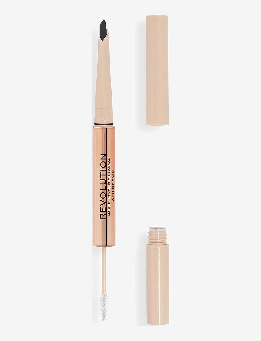 Revolution Beauty London - Revolution Fluffy Brow Filter Duo Ash Brown - silmad ja kulmud - ash brown - 0