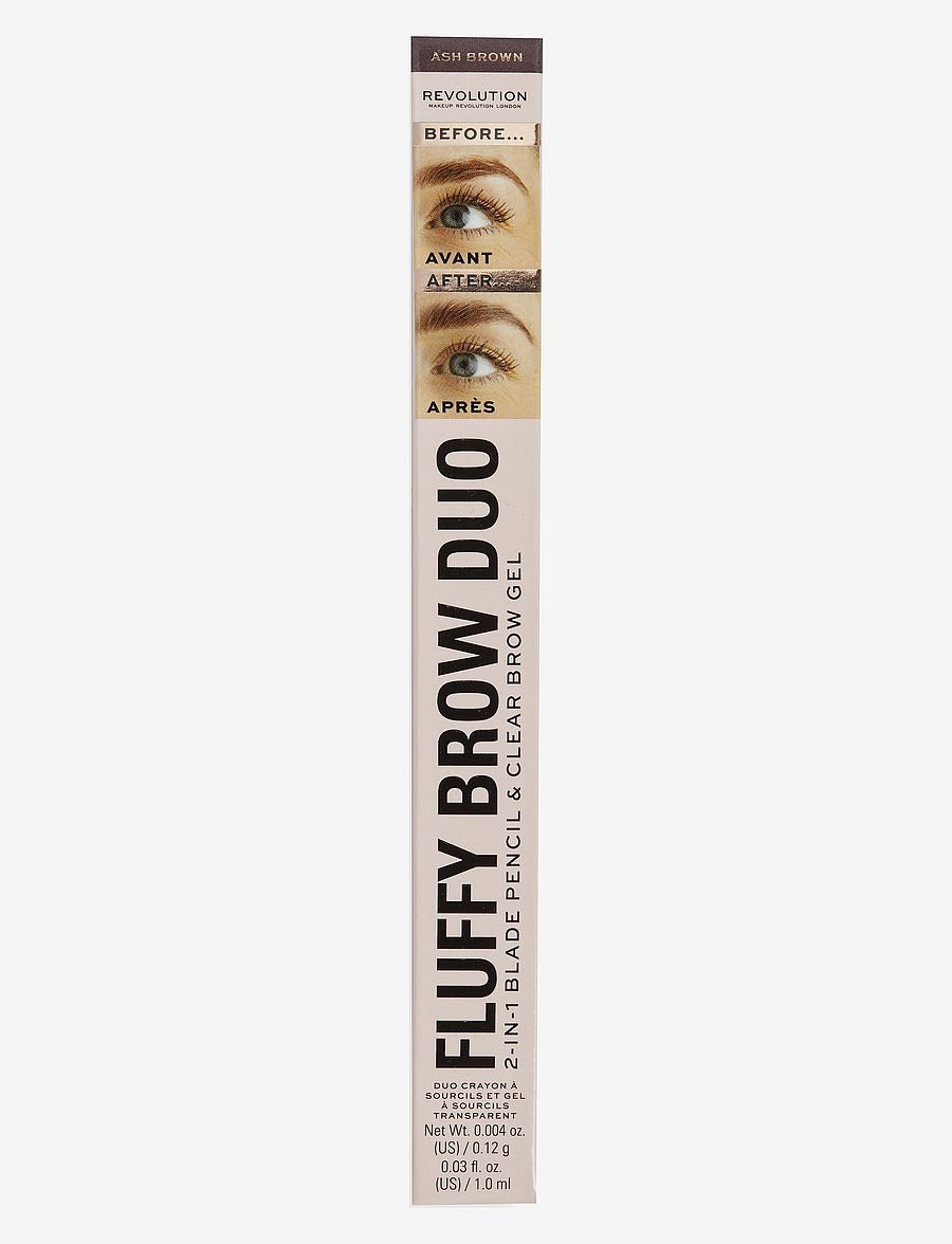 Revolution Beauty London - Revolution Fluffy Brow Filter Duo Ash Brown - silmad ja kulmud - ash brown - 3