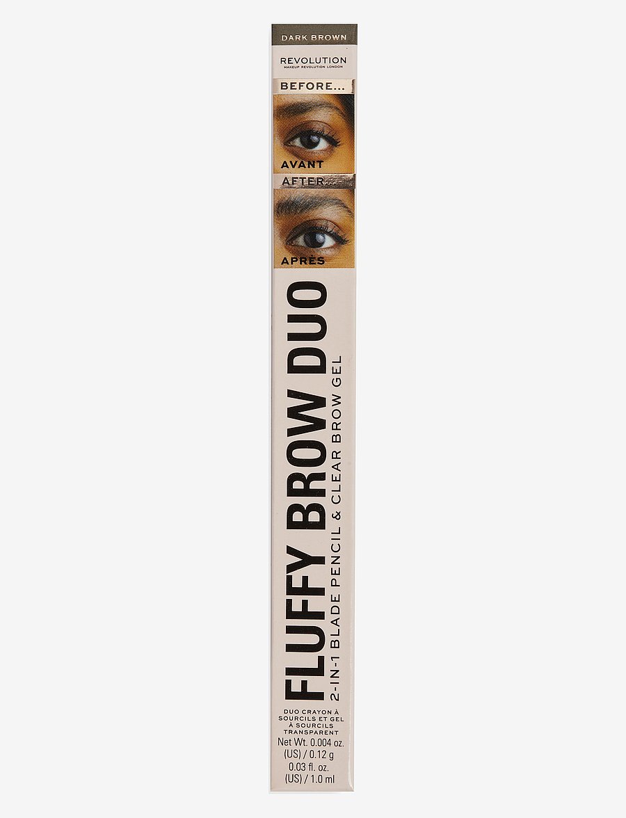 Revolution Beauty London - Revolution Fluffy Brow Filter Duo Dark Brown - silmad ja kulmud - dark brown - 3