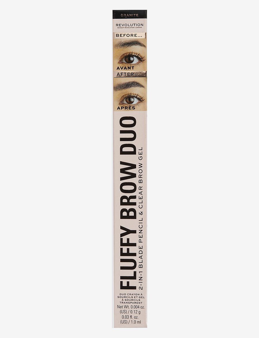 Revolution Beauty London - Revolution Fluffy Brow Filter Duo Granite - silmad ja kulmud - granite - 3