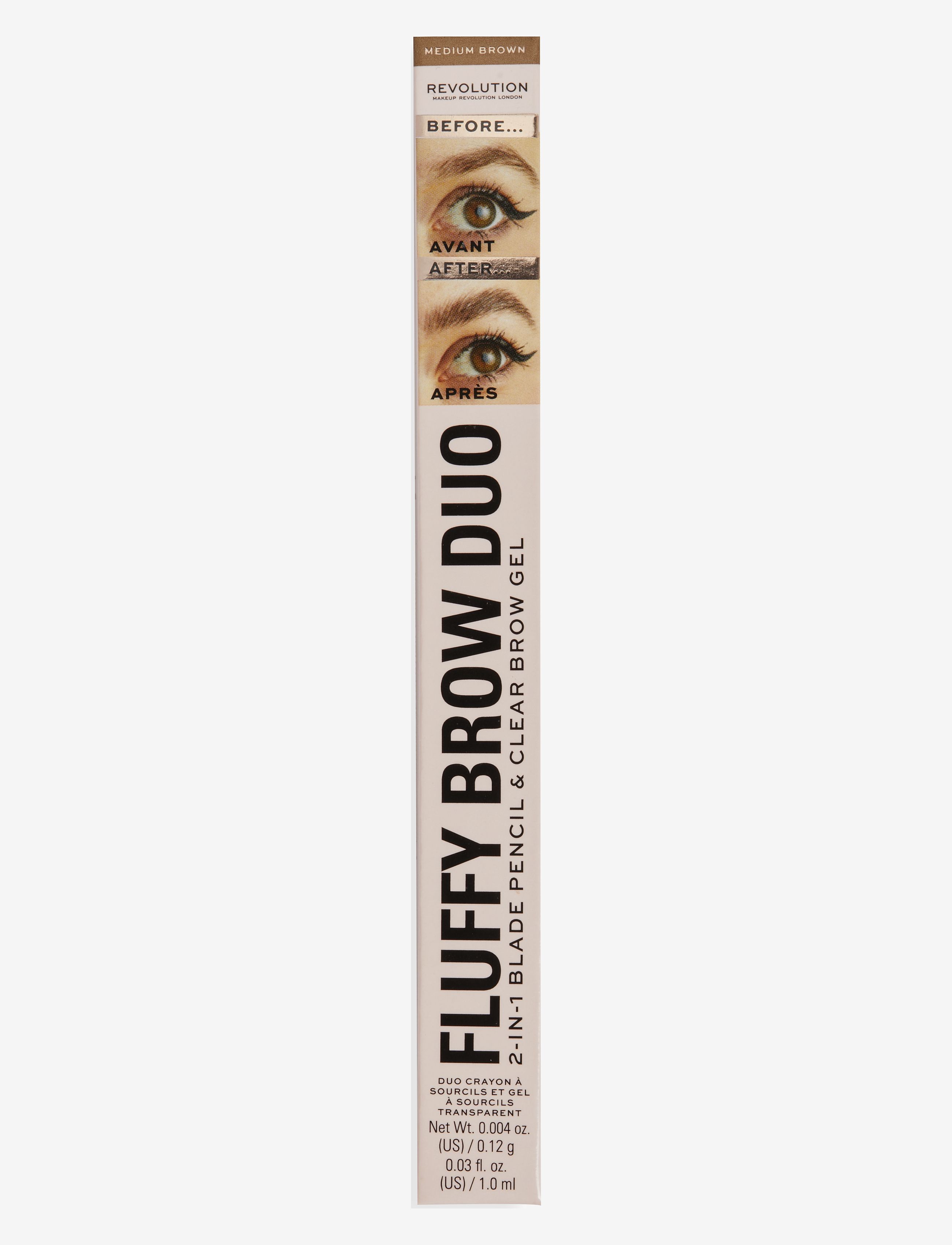 Revolution Beauty London - Revolution Fluffy Brow Filter Duo Medium Brown - Øjne & bryn - medium brown - 3