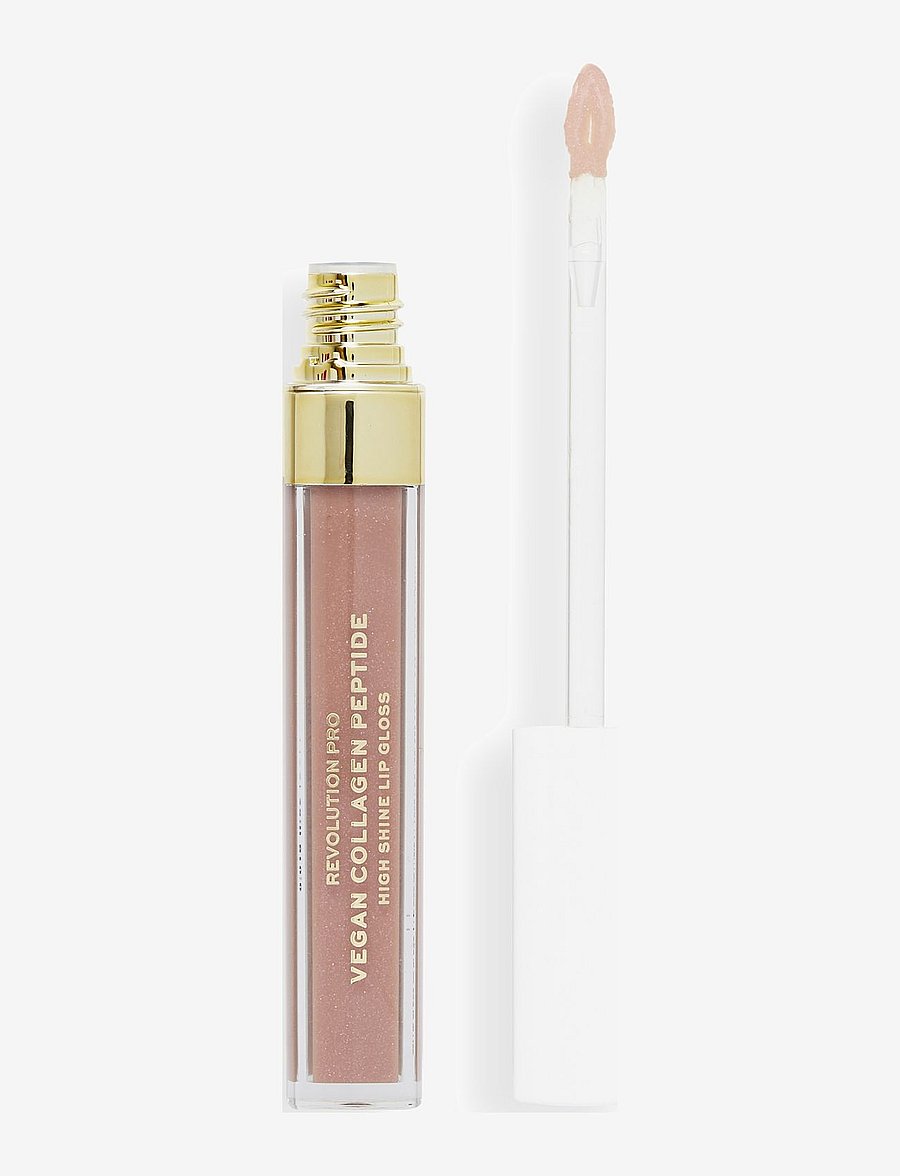 Revolution Beauty London - Revolution Pro Vegan Collagen Peptide High Shine Lip Gloss Cashmere - makeup - cashmere - 0