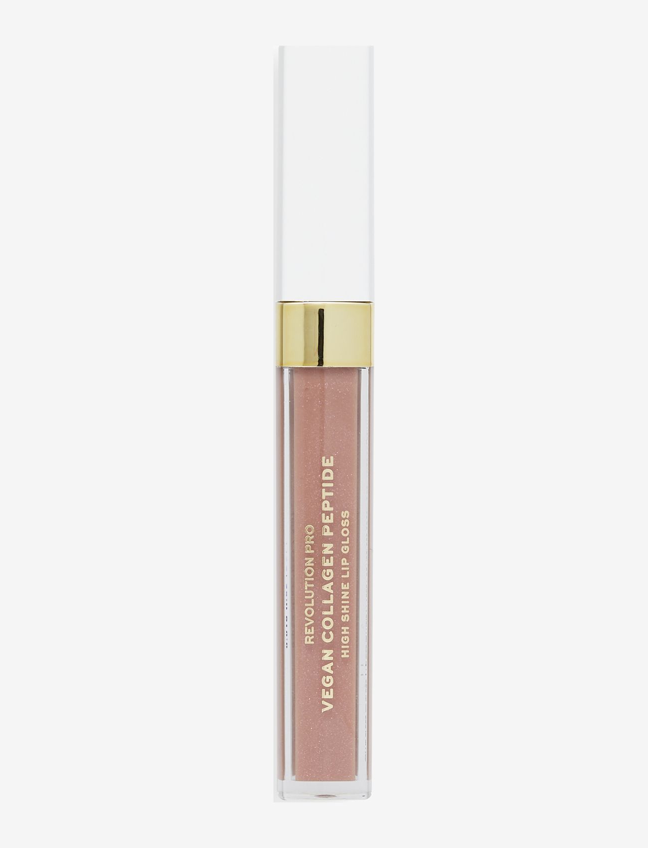 Revolution Beauty London - Revolution Pro Vegan Collagen Peptide High Shine Lip Gloss Cashmere - makeup - cashmere - 1