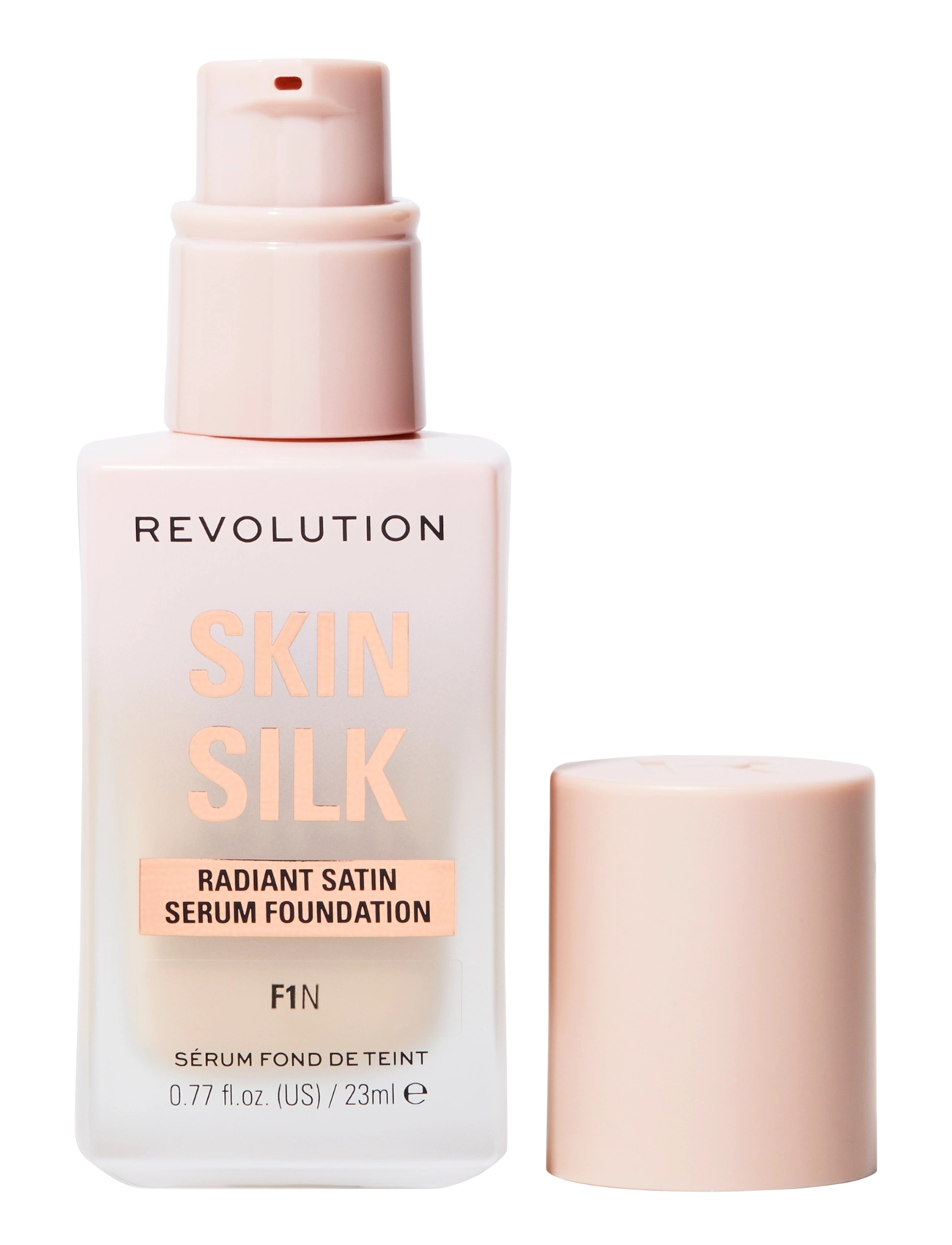 Revolution Beauty London Revolution Makeup Skin Silk Serum Foundation F1, Foundation, Str: 23 ML