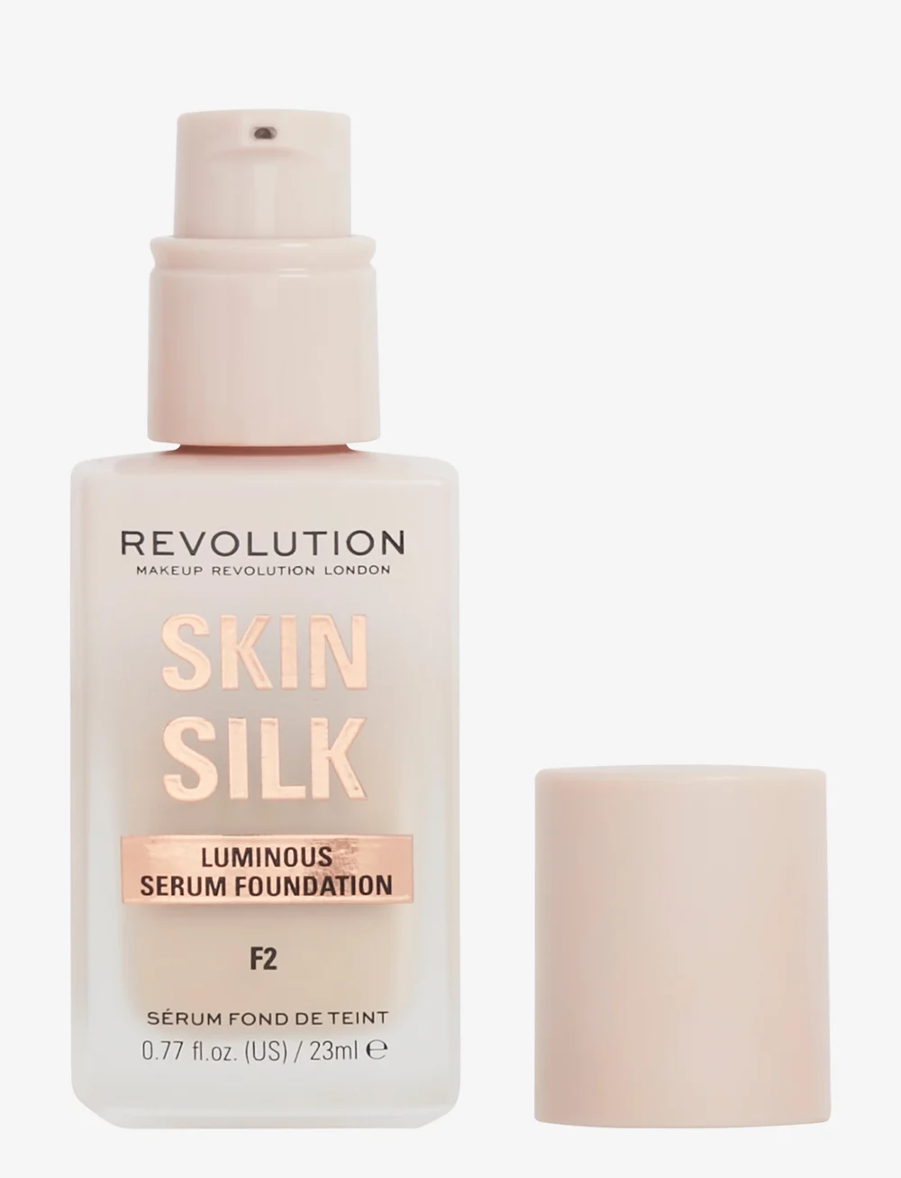 Revolution Beauty London - Revolution Makeup Skin Silk Serum Foundation F2 - smink - f2 - 0