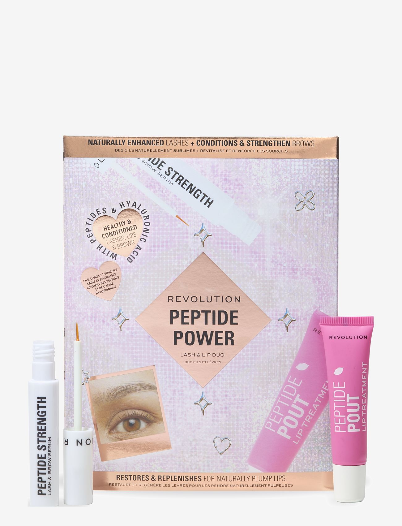 Revolution Beauty London Revolution Peptide Power Lash and Lip Duo Gift Set - Revolution Beauty London - POWER LASH AND LIP DOU / clear