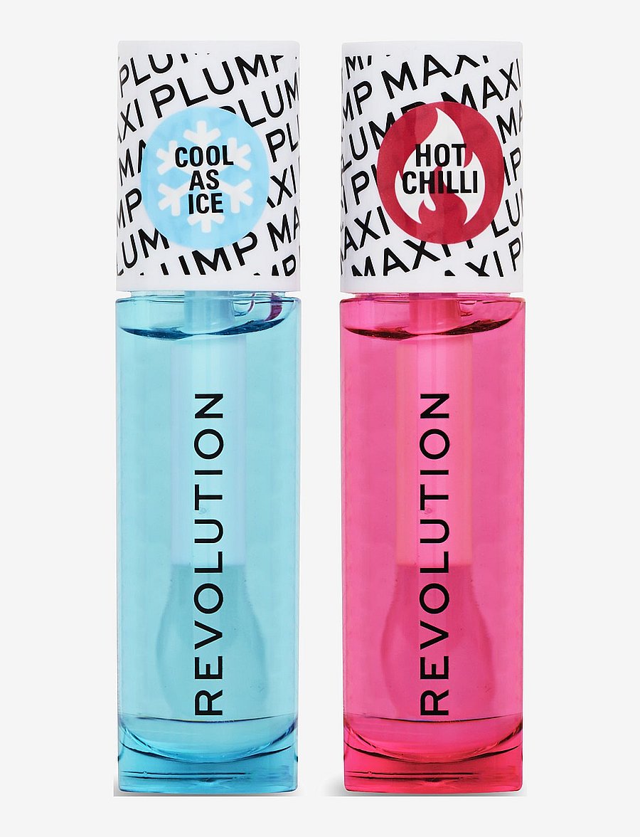 Revolution Beauty London - Revolution Maxi Plump Cool As Ice and Hot As Chilli Lip Set - giftset - hot as chilli - 0