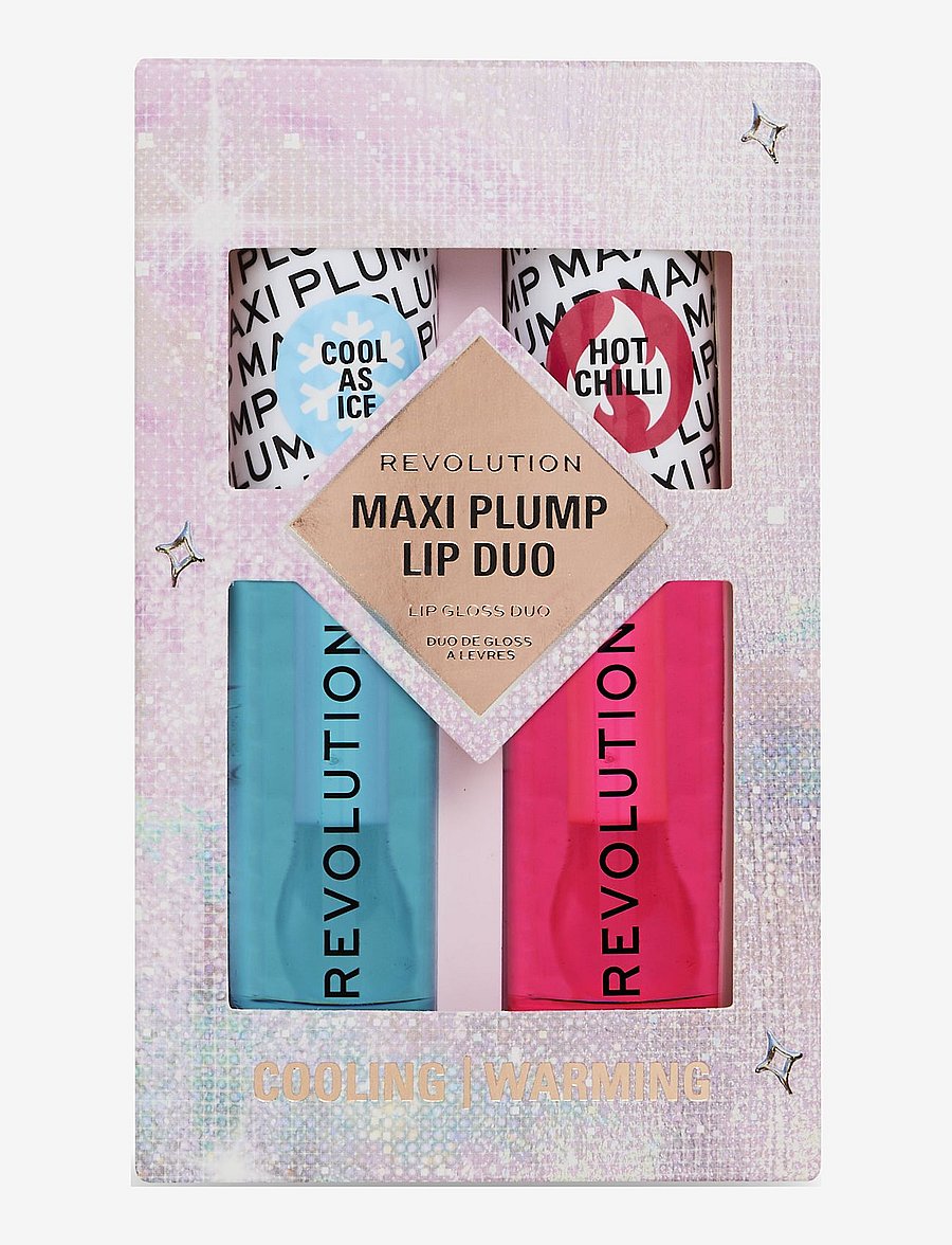 Revolution Beauty London - Revolution Maxi Plump Cool As Ice and Hot As Chilli Lip Set - giftset - hot as chilli - 1