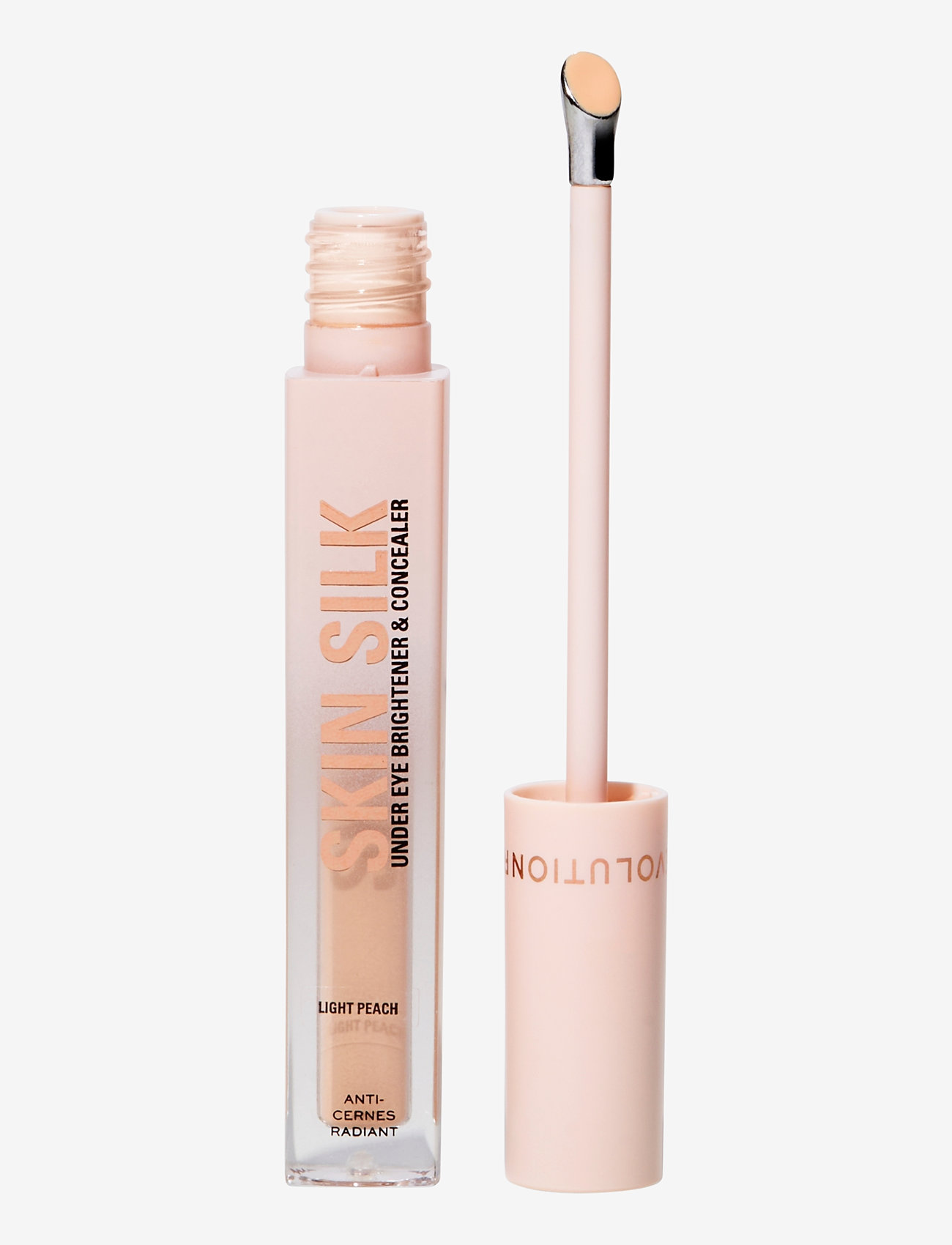 Revolution Beauty London - Revolution Skin Silk Radiant Serum Under Eye Brightener Light Peach - smink - light - 0