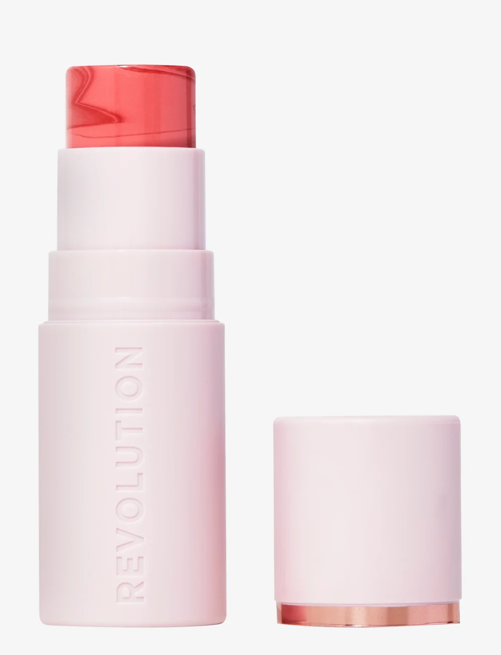 Revolution Beauty London - Revolution Skin Silk Marble Blush Stick Rosy Cheeks - meikit - rosy - 0