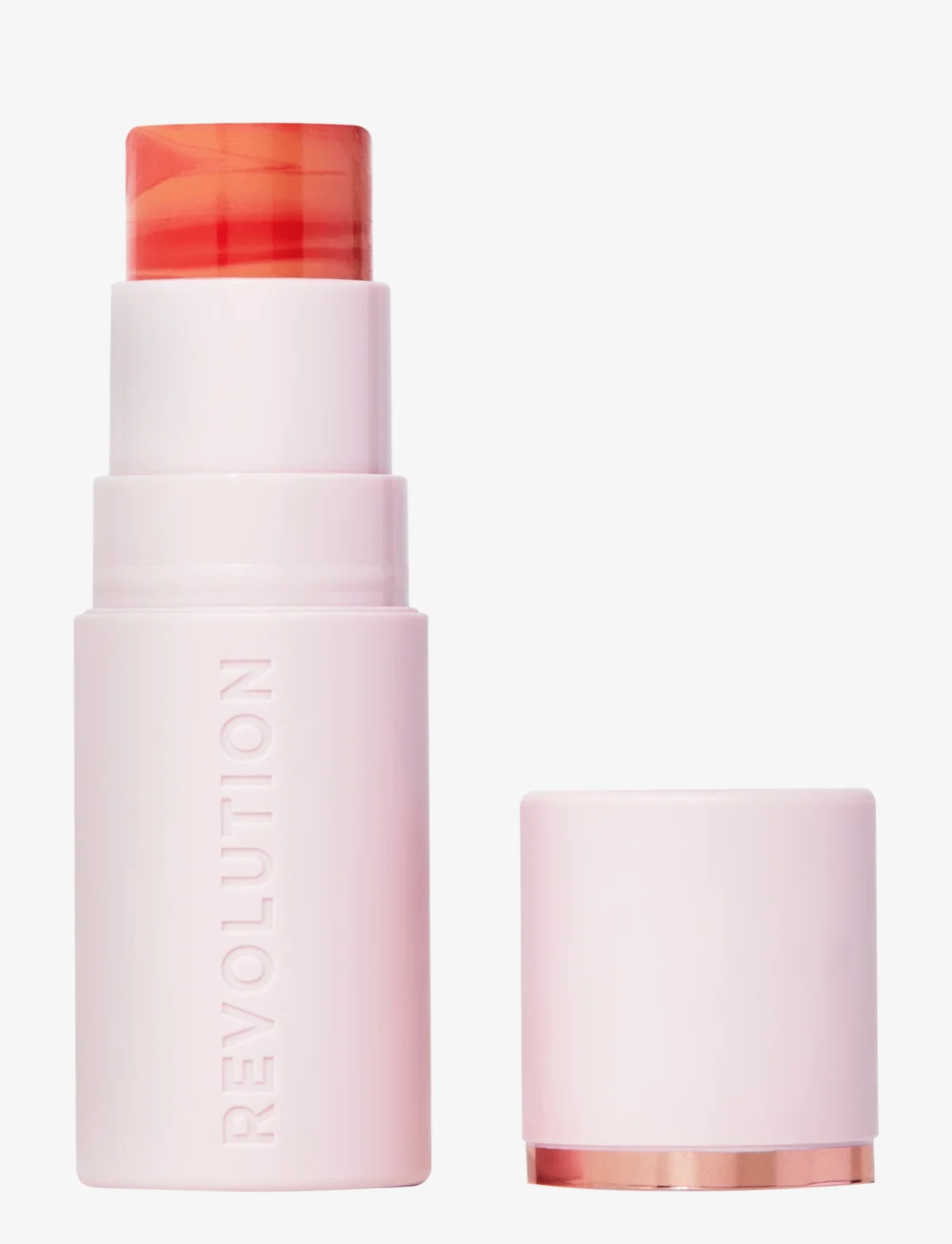 Revolution Beauty London - Revolution Skin Silk Marble Blush Stick Sunkissed Apricot - smink - sunkissed - 0