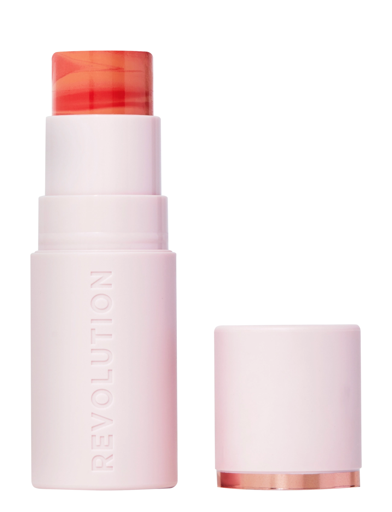 Revolution Beauty London Revolution Skin Silk Marble Blush Stick Sunkissed Apricot - Konfirmationstøj - SUNKISSED / clear