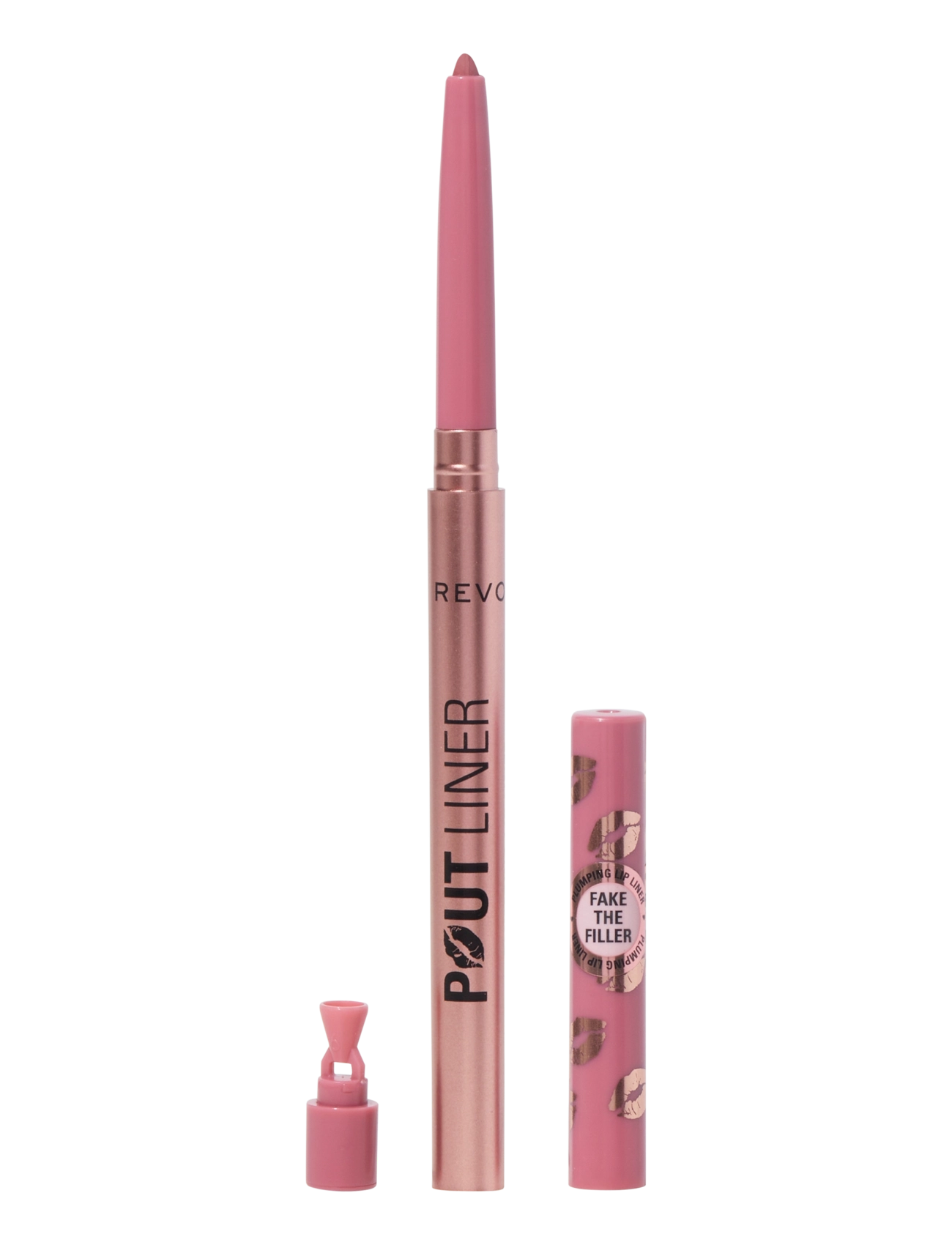 Revolution Beauty London Revolution Pout Bomb Liner Plumping Lip Liner - Kiss Baby Pink - Läppenna - BABY / pink/rose