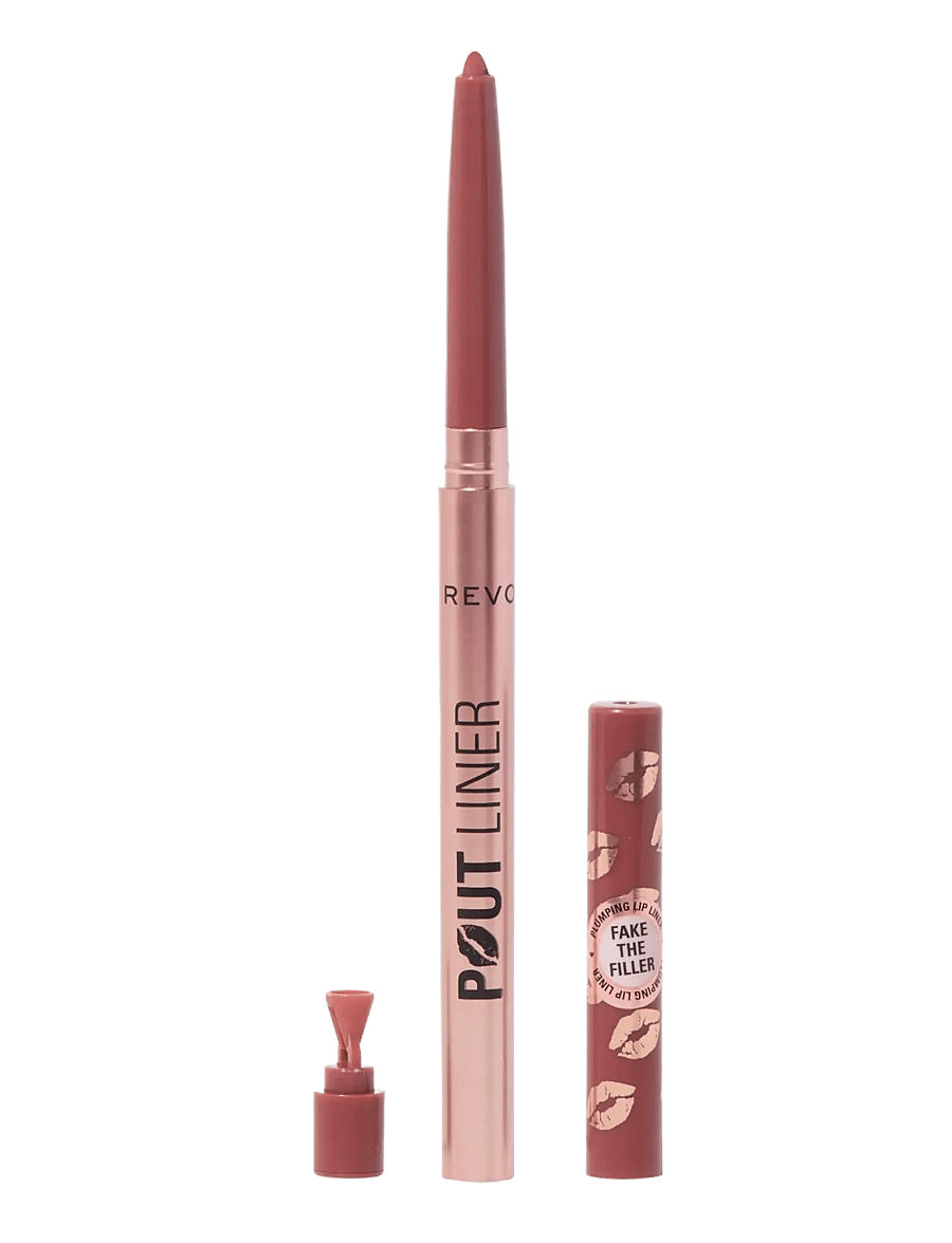 Revolution Beauty London - Revolution Pout Bomb Plumping Lip Liner Doll Cool Nude - makeup - cool - 0