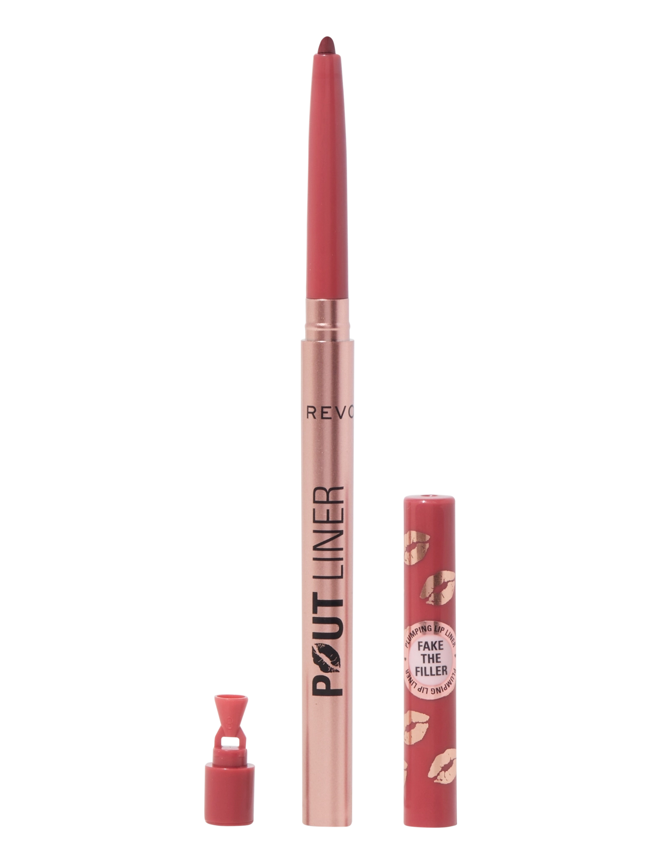 Revolution Beauty London Revolution Pout Bomb Plumping Lip Liner Burnt Cherry Red, Læbepomade, Rød, Str: 0.2 G