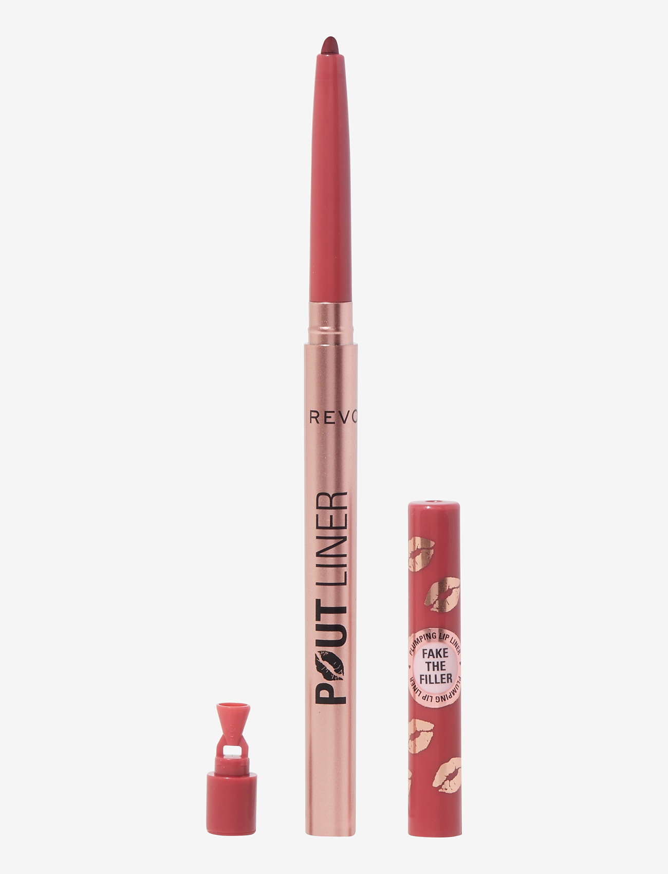 Revolution Beauty London - Revolution Pout Bomb Plumping Lip Liner Burnt Cherry Red - smink - cherry - 0