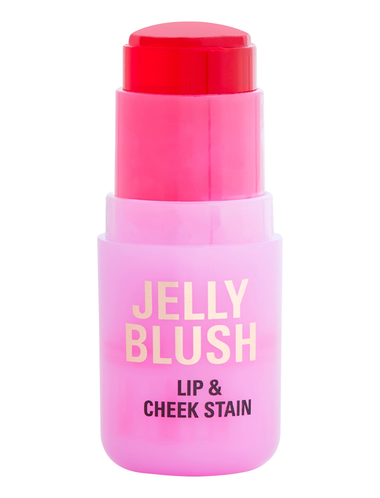 Revolution Beauty London Revolution Jelly Blush Stick Lip and Cheek Stain Strawberry Pink - Revolution Beauty London - STRAWBERRY / red