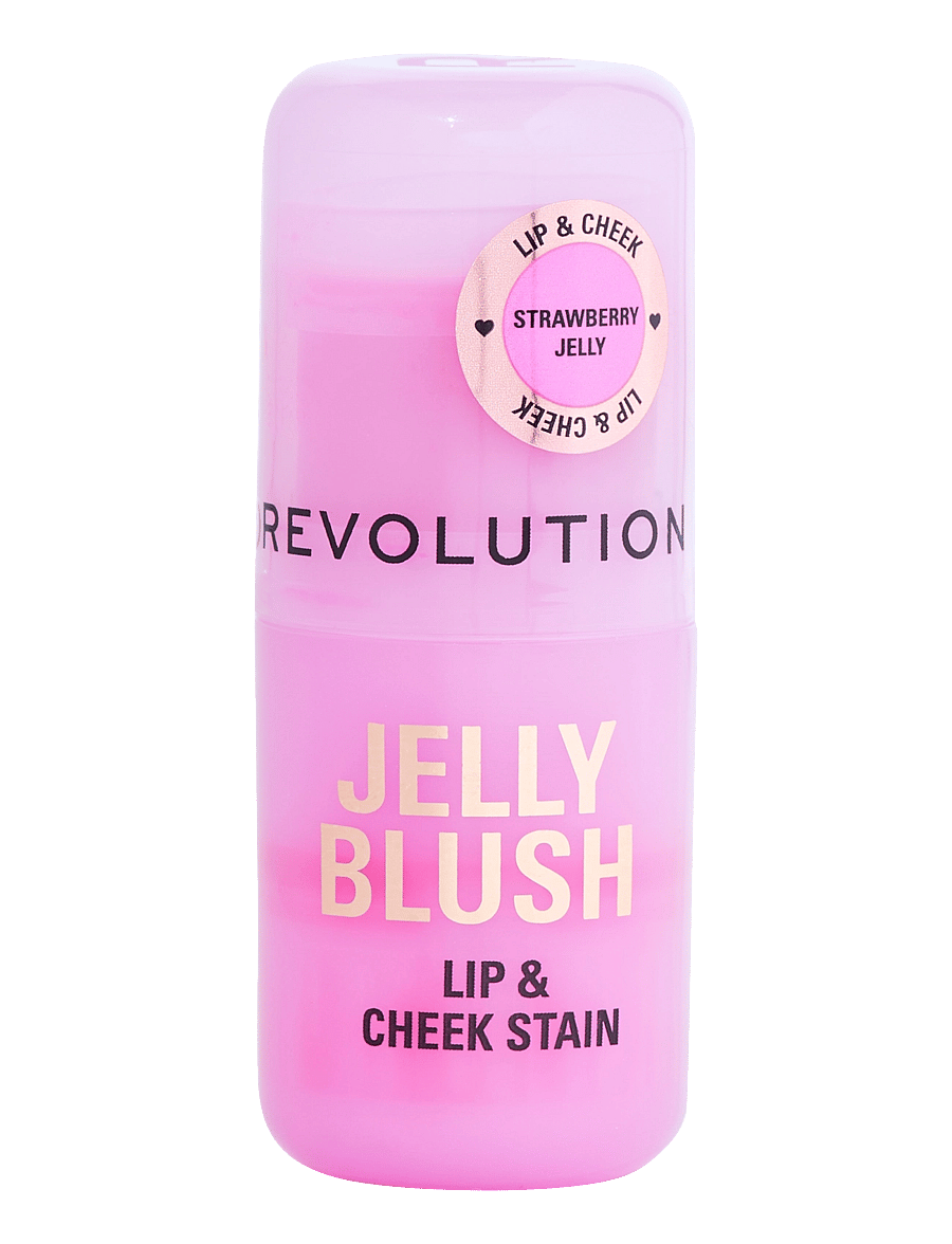 Revolution Beauty London - Revolution Jelly Blush Stick Lip and Cheek Stain Strawberry Pink - makeup - strawberry - 2