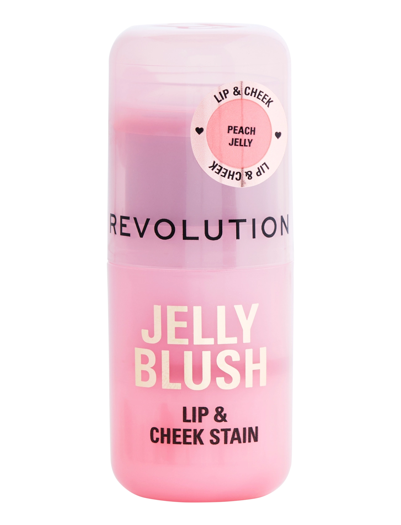 Revolution Beauty London - Revolution Jelly Blush Stick Lip and Cheek Stain Peach Orange - makeup - peach - 2