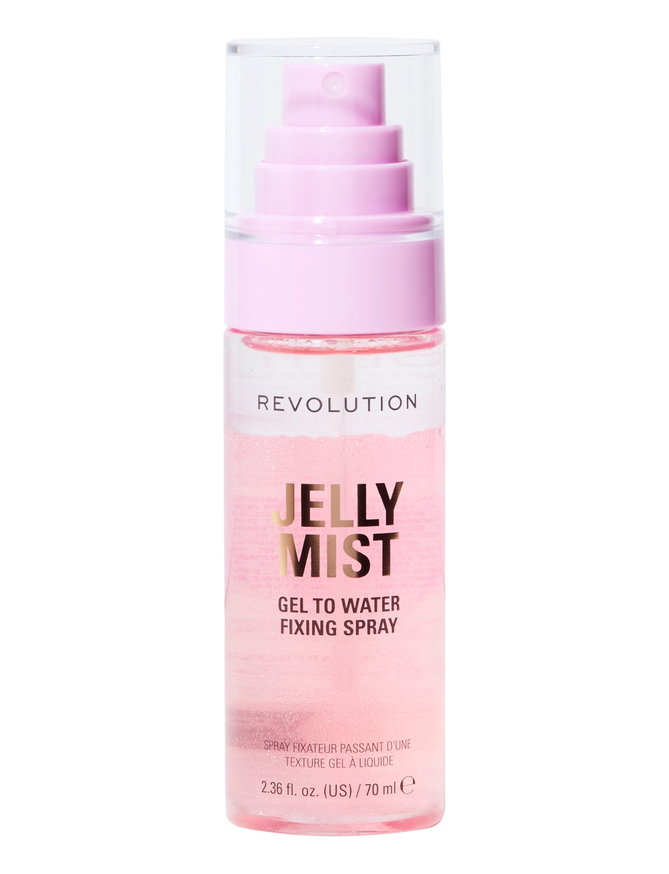 Revolution Beauty London Revolution Jelly Juice Gel To Water Fixing Spray, 70 ml, Nude, Ansigt > Setting Spray, Dame
