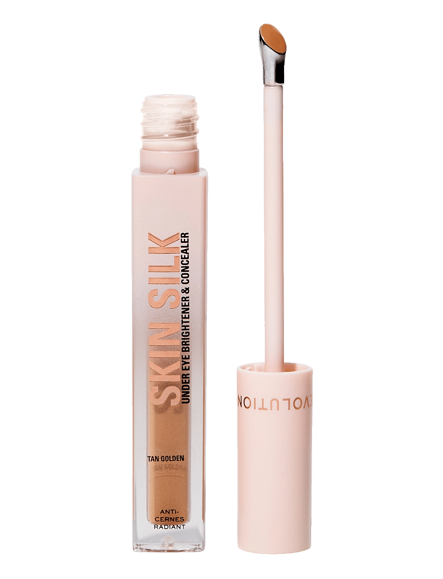 Revolution Beauty London - Revolution Skin Silk Radiant Serum Under Eye Brightener Tan Golden - makeup - tan - 0