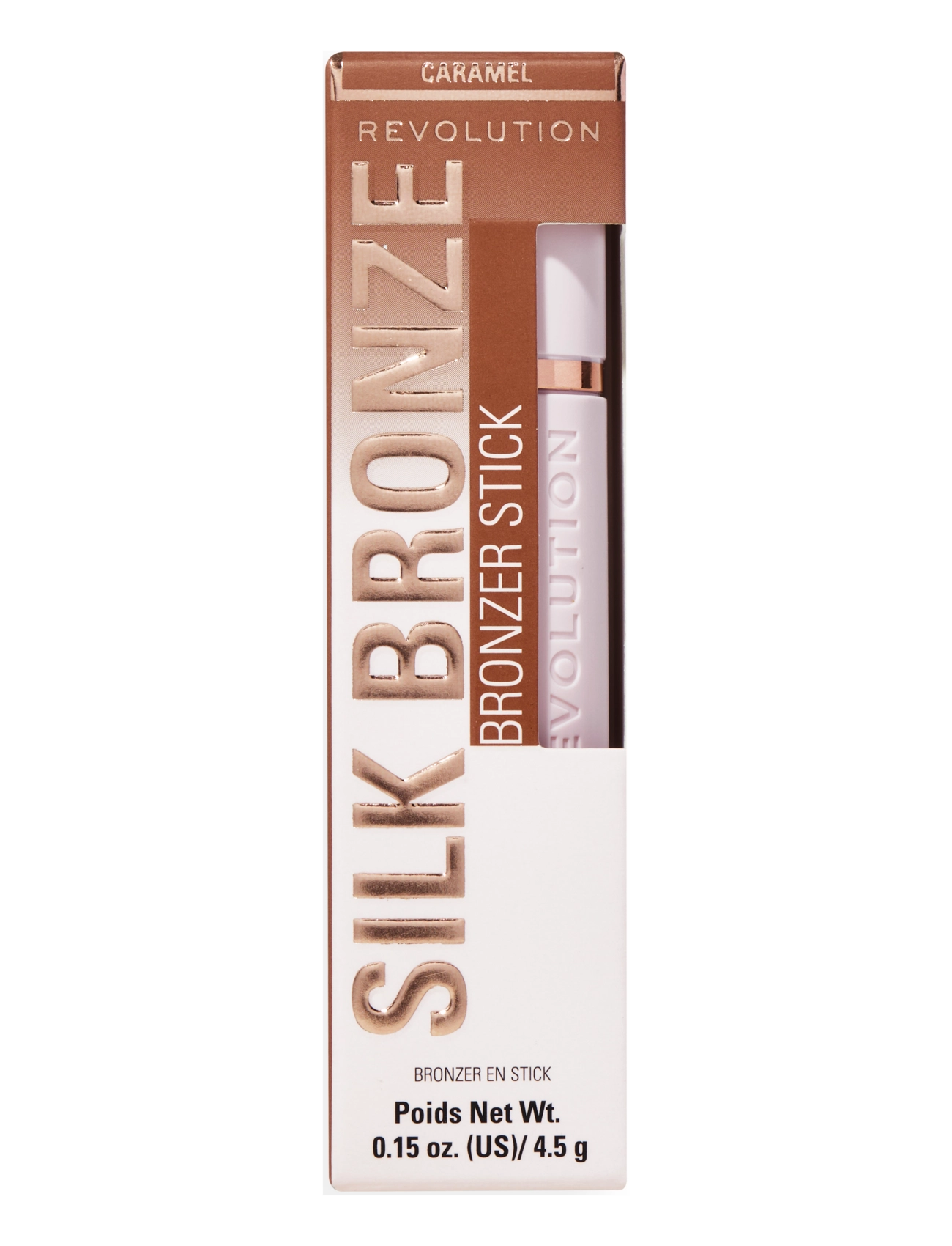 Revolution Beauty London - Revolution Skin Silk Bronzer Stick Tan Caramel - makeup - tan - 2