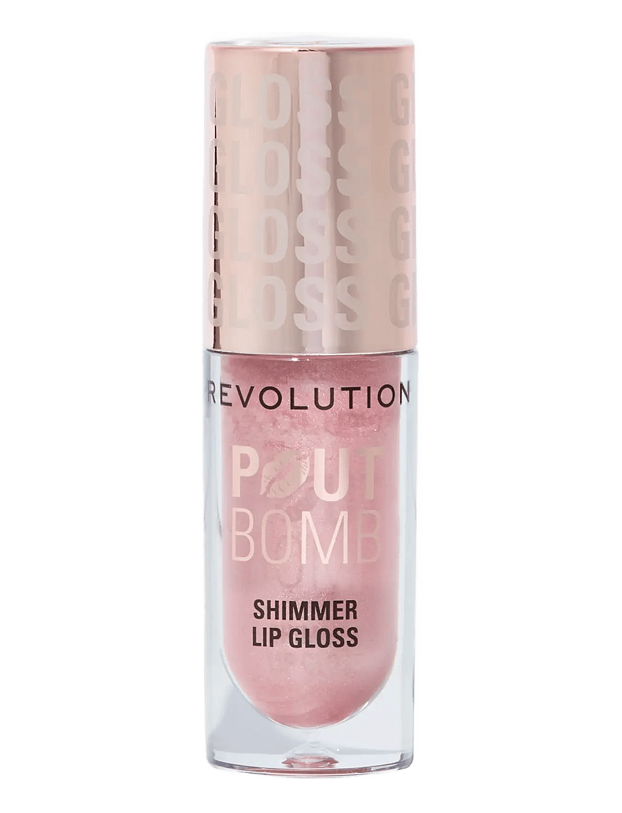 Revolution Beauty London - Revolution Pout Bomb Shimmer Gloss - shine pink - 0