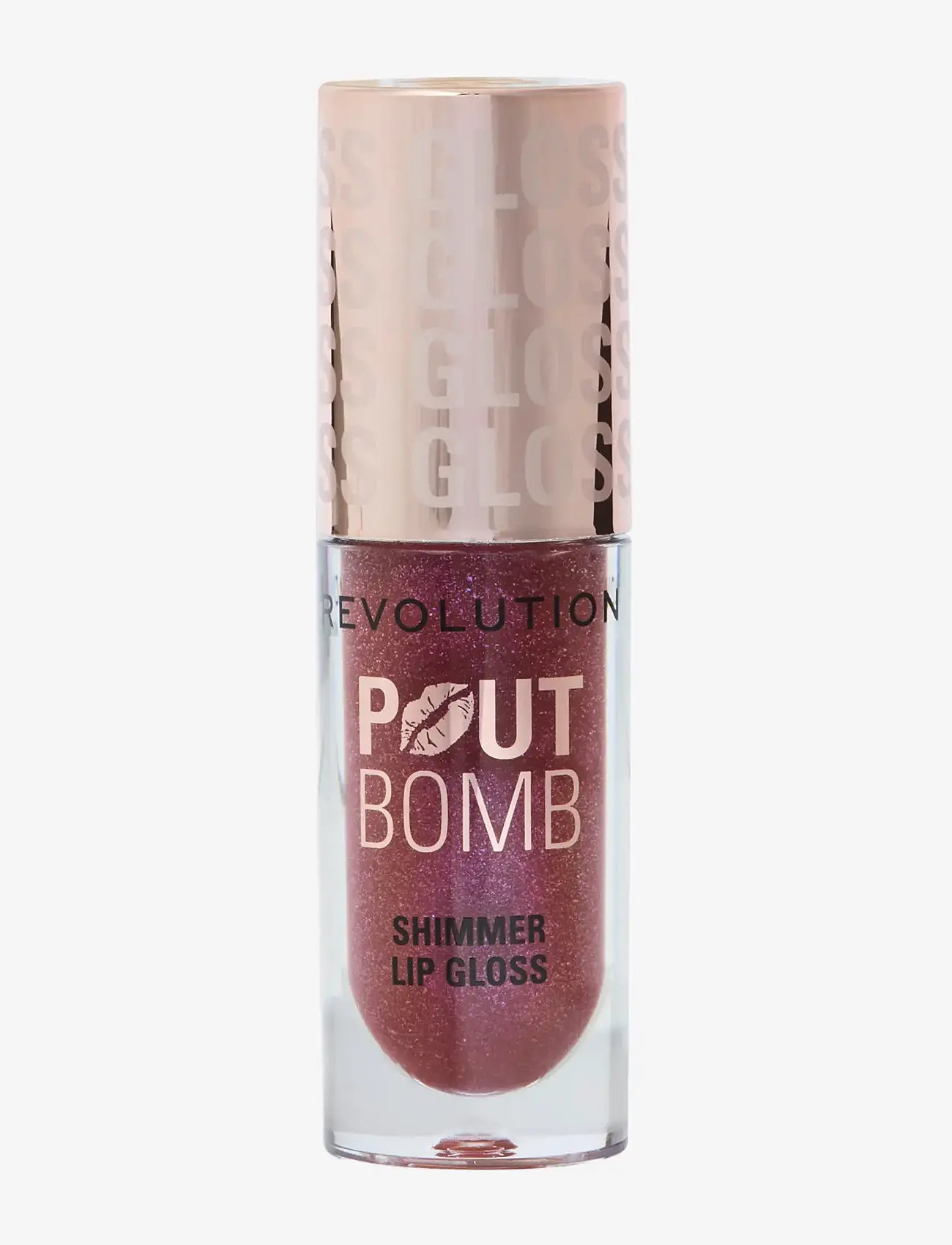 Revolution Beauty London - Revolution Pout Bomb Shimmer Gloss - smink - berry lustre - 0