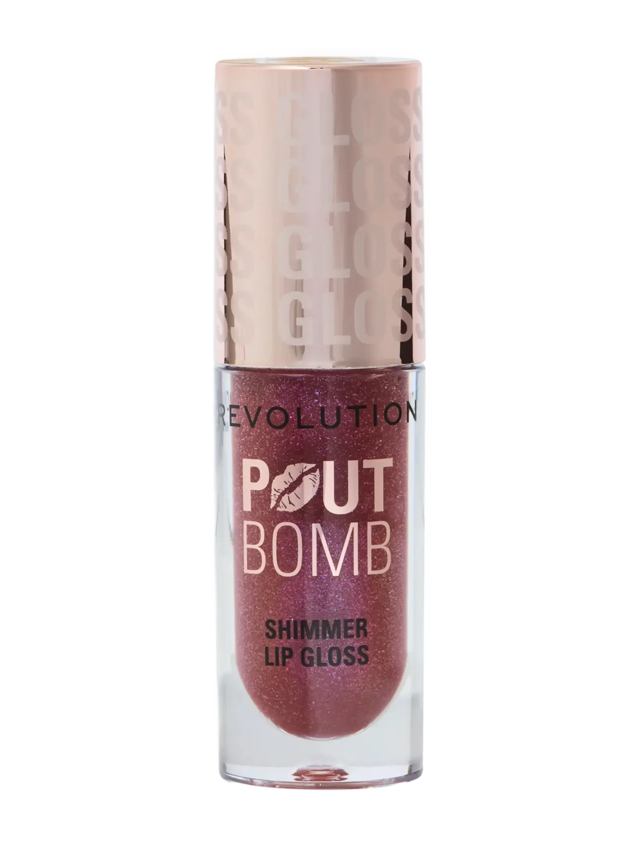 Revolution Pout Bomb Shimmer Gloss - BERRY LUSTRE