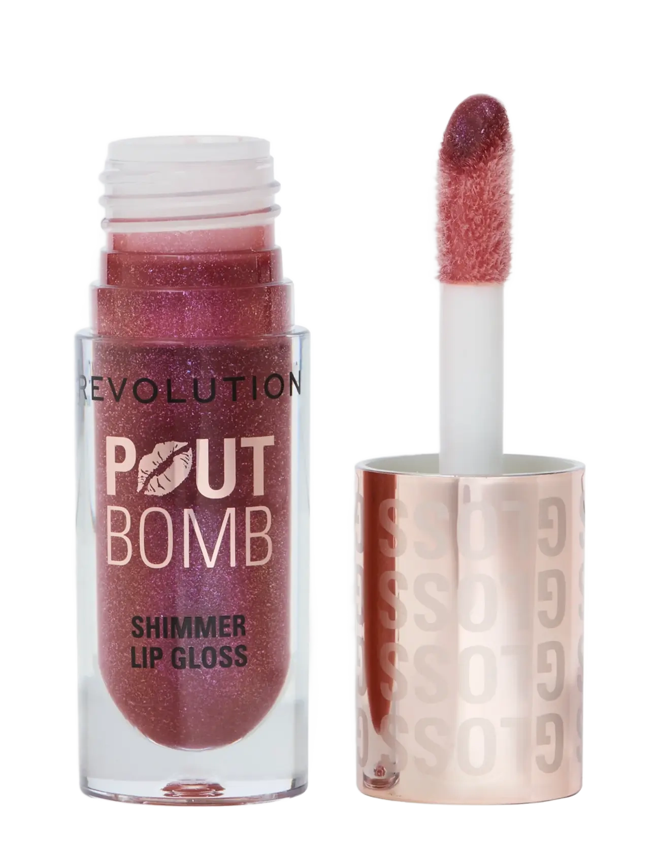 Revolution Beauty London - Revolution Pout Bomb Shimmer Gloss - makeup - berry lustre - 1