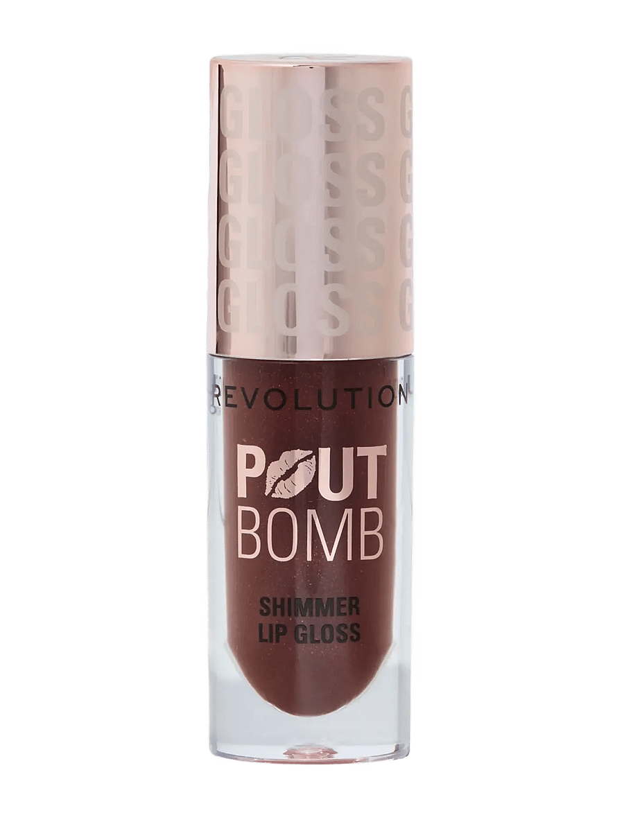 Revolution Beauty London - Revolution Pout Bomb Shimmer Gloss - makeup - chocolate sparkle - 0