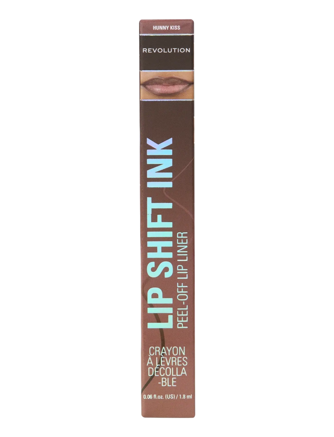 Revolution Beauty London Revolution Lip Shift Ink Peel Off Lipliner Stain, One Size, Brown, Læber > Lipliner, Dame