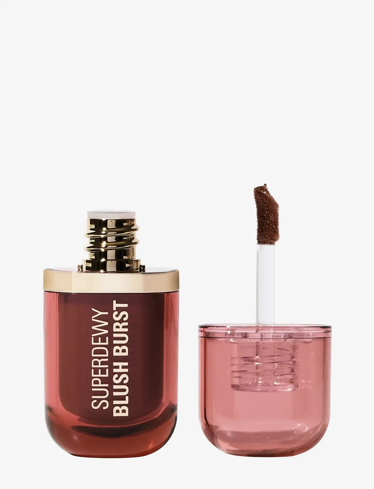 Revolution Beauty London - Revolution Superdewy Blush Plump Serum Liquid Blush - smink - sugar toasted bronze - 1