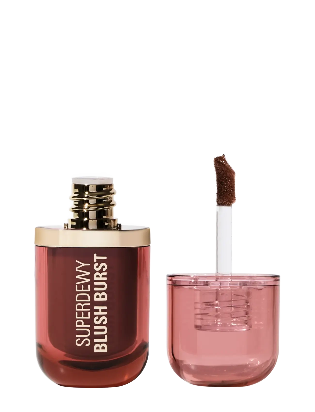 Revolution Beauty London - Revolution Superdewy Blush Plump Serum Liquid Blush - makeup - sugar toasted bronze - 1