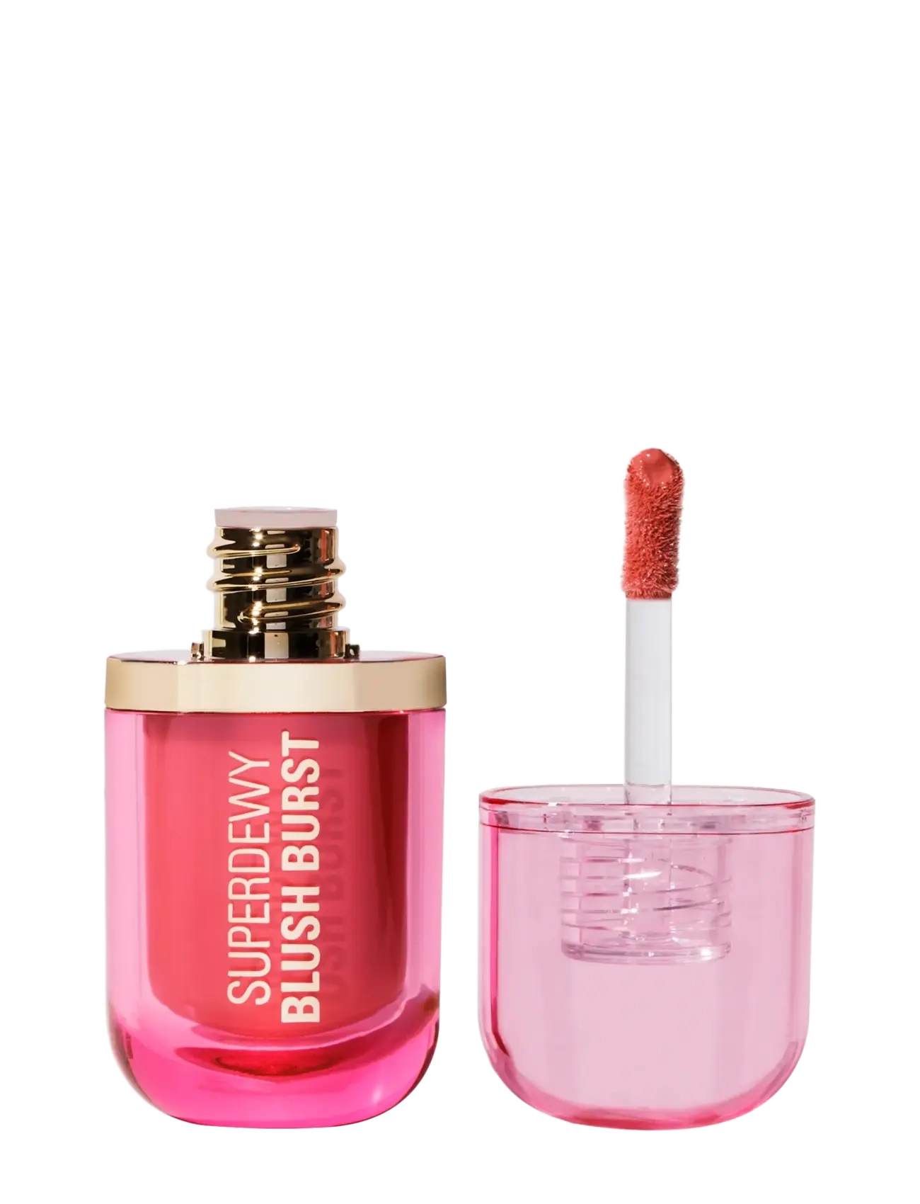 Revolution Beauty London - Revolution Superdewy Blush Plump Serum Liquid Blush - makeup - strawberry flush cool pink - 1