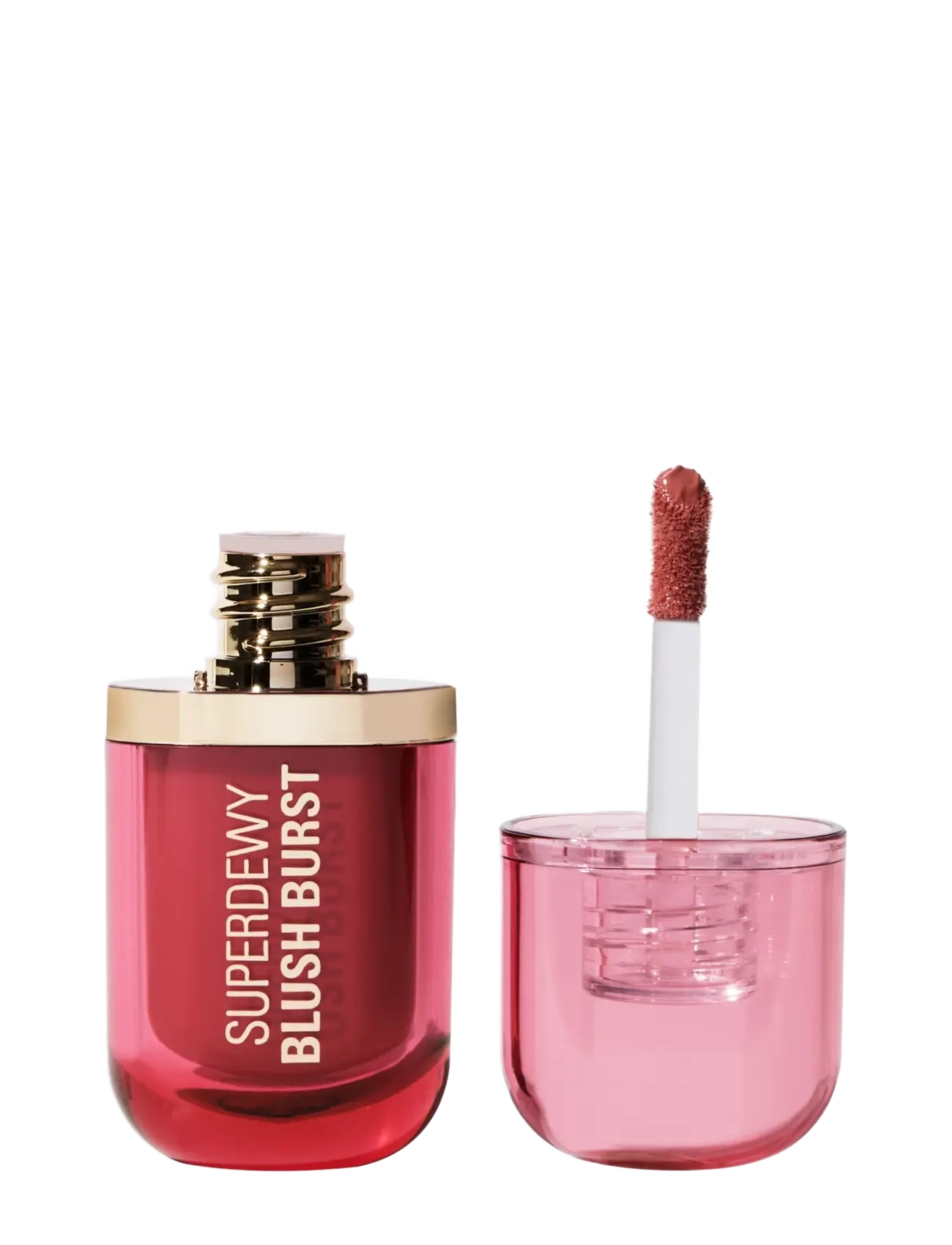 Revolution Beauty London - Revolution Superdewy Blush Plump Serum Liquid Blush - smink - rose all day dusty pink - 1