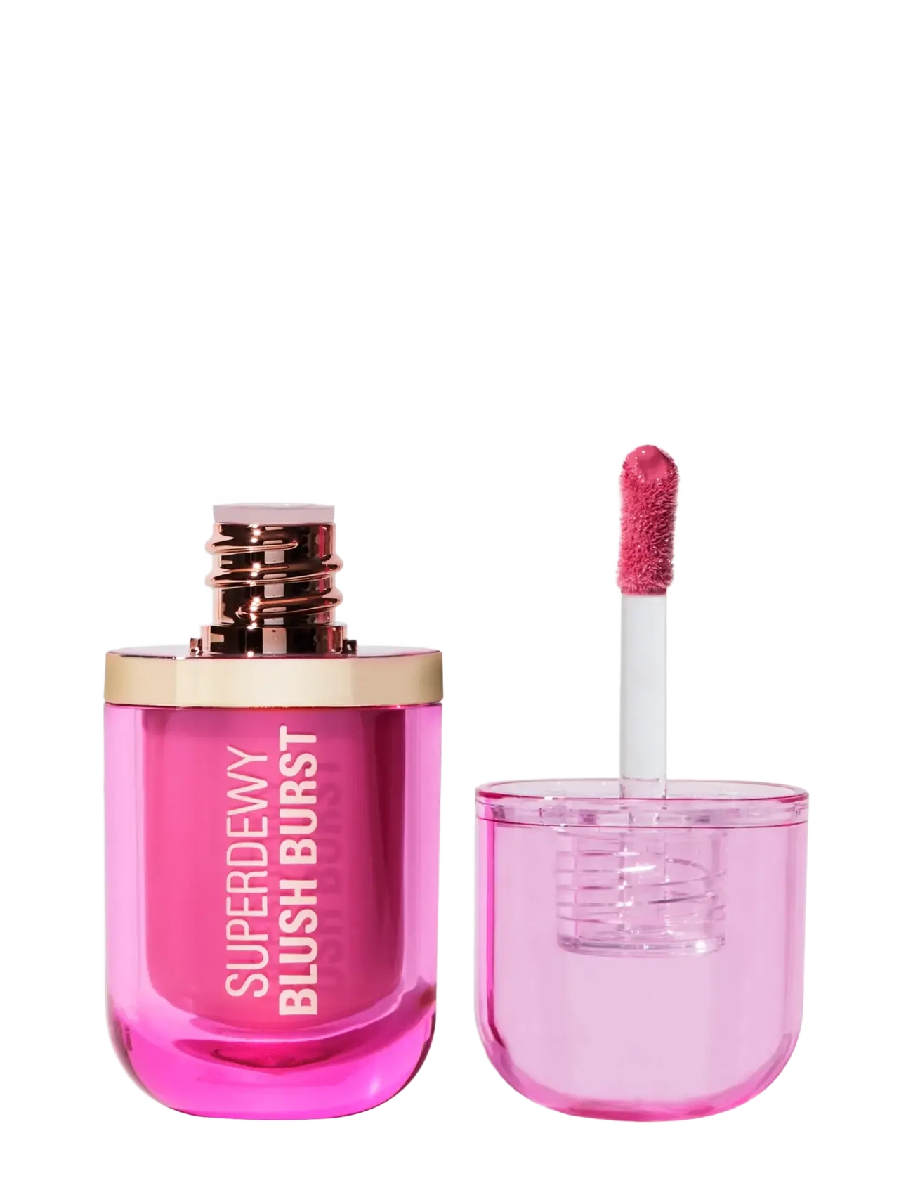 Revolution Beauty London - Revolution Superdewy Blush Plump Serum Liquid Blush - smink - bubblegum burst pink - 1