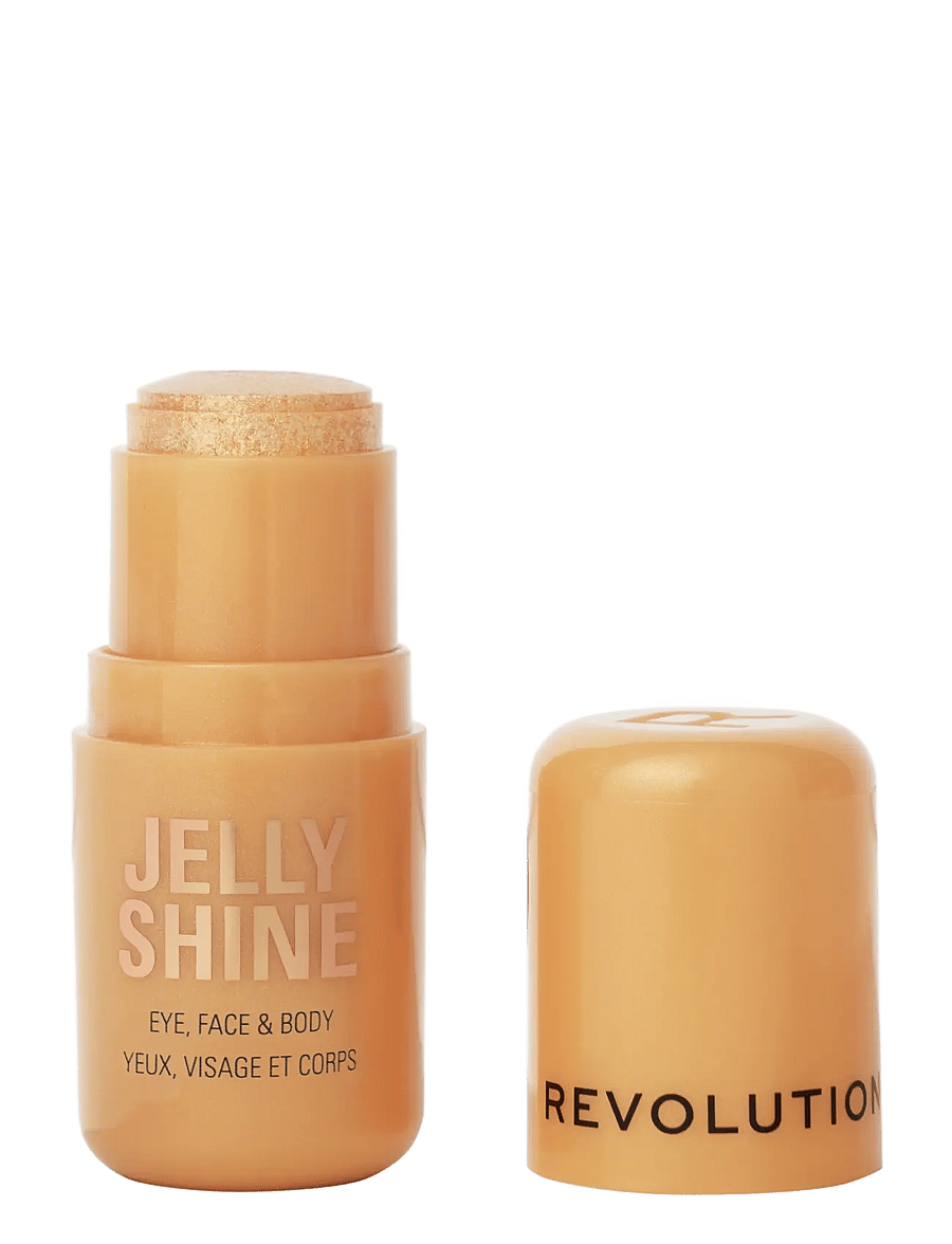 Revolution Beauty London - Revolution Jelly Shine Shadow and Highlight Stick - makeup - celestial gold - 1