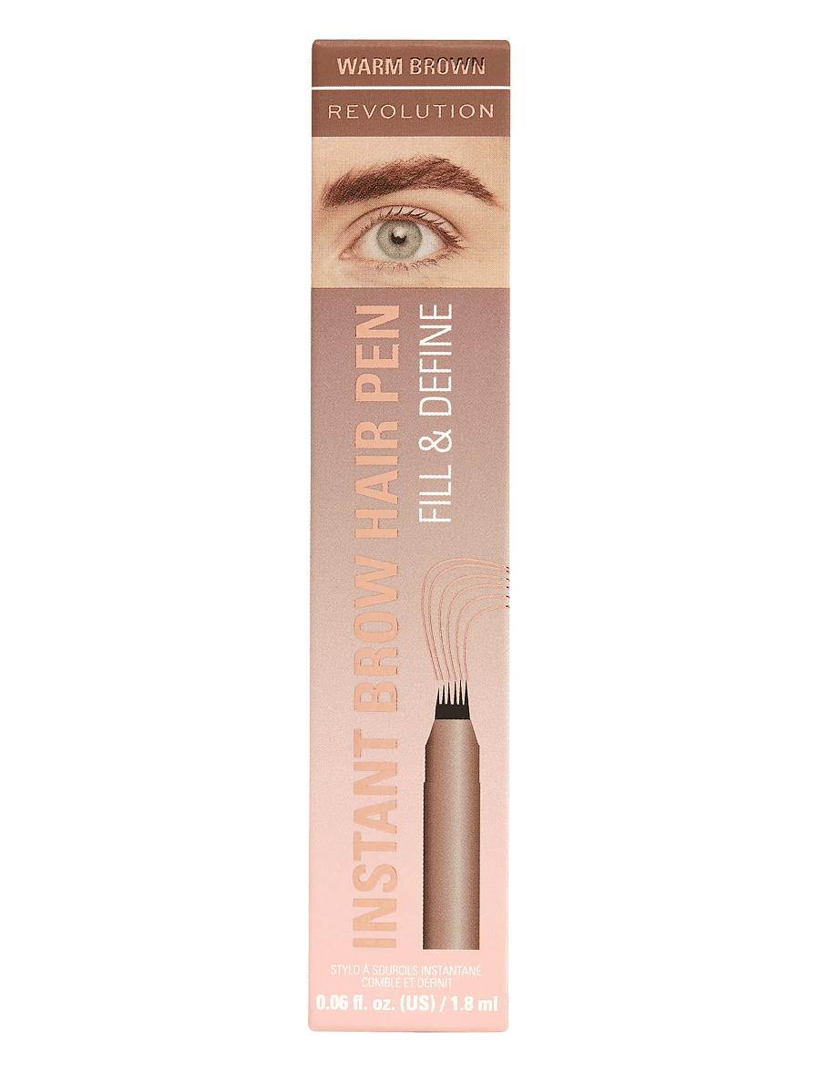 Revolution Beauty London - Revolution Instant Brow Pen - warm brown - 0